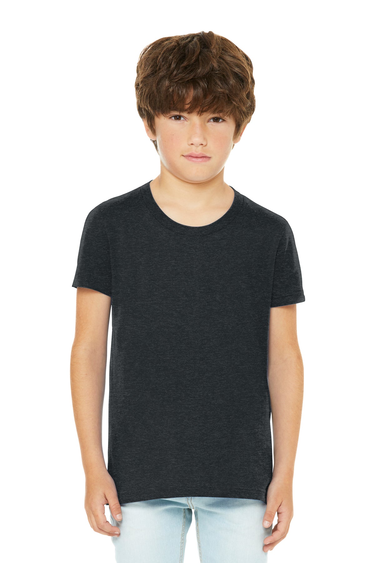 Bella Canvas 3001Y CVC Youth T-Shirt (S-M-L-XL)
