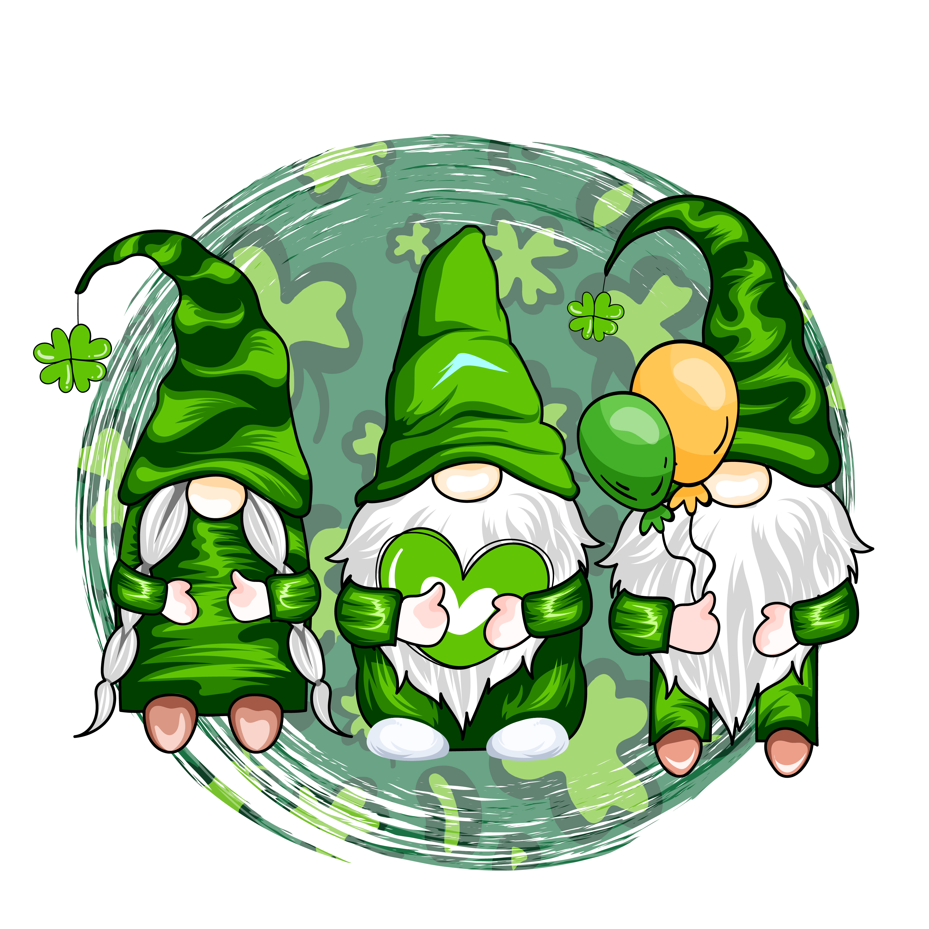 Gnomes Happy Patrick's Day Design | DTF Jersey