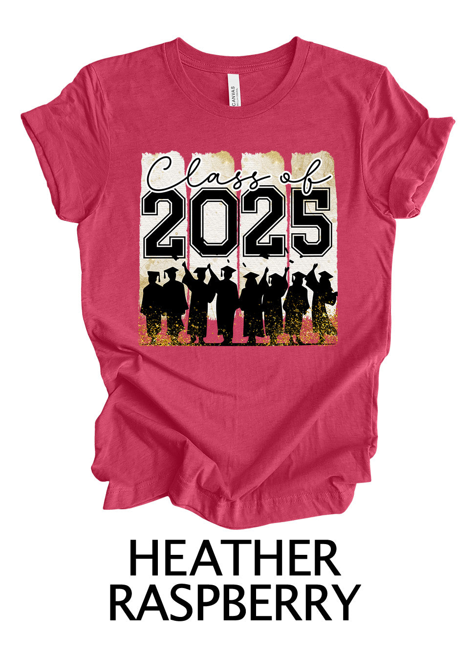 Bold Class of 2025 Gold | Graduation Ready To Press Designs