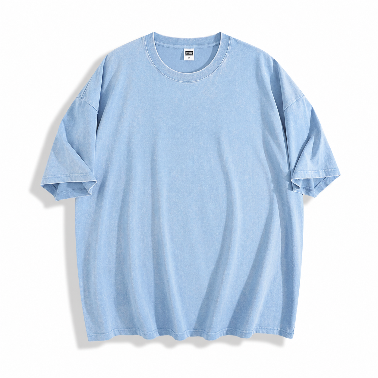 Custom | Acid Wash Heavyweight Oversized Unisex T-Shirt blank apparel for custom DTF printing (view 8)