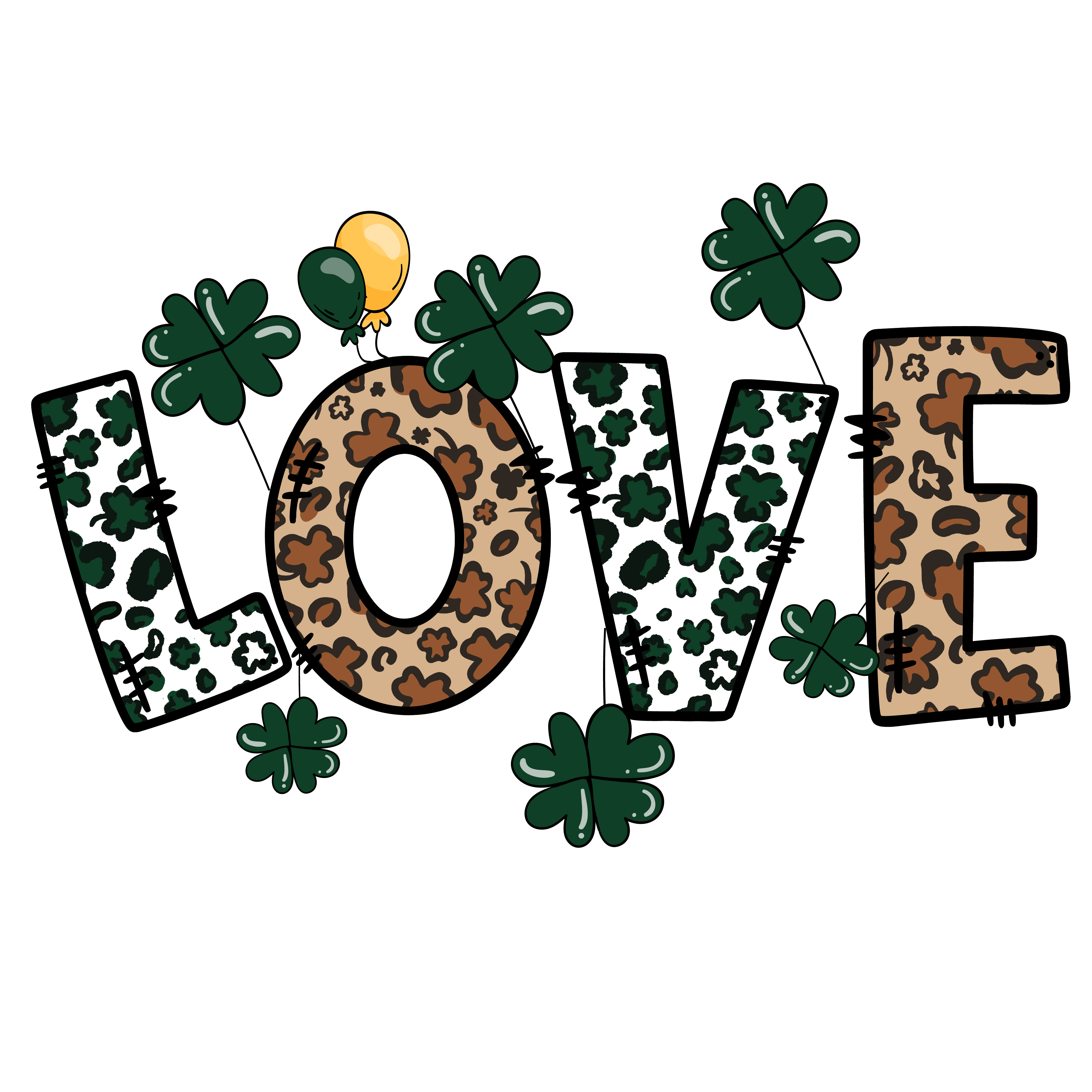 St. Patrick's Day Love Design Ready to Press | DTF Jersey