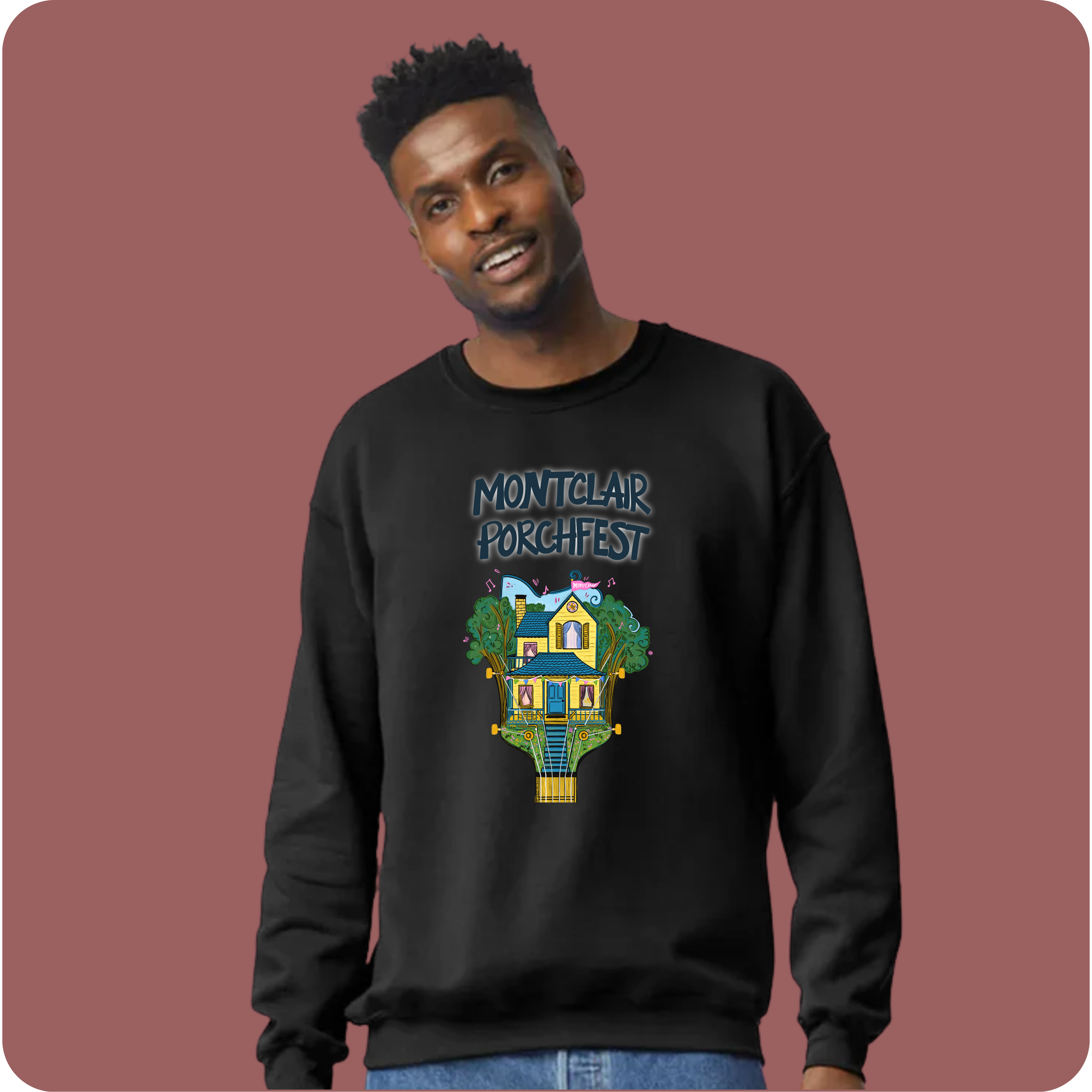 DWN TWN Montclair - PORCHFEST - Sweatshirt