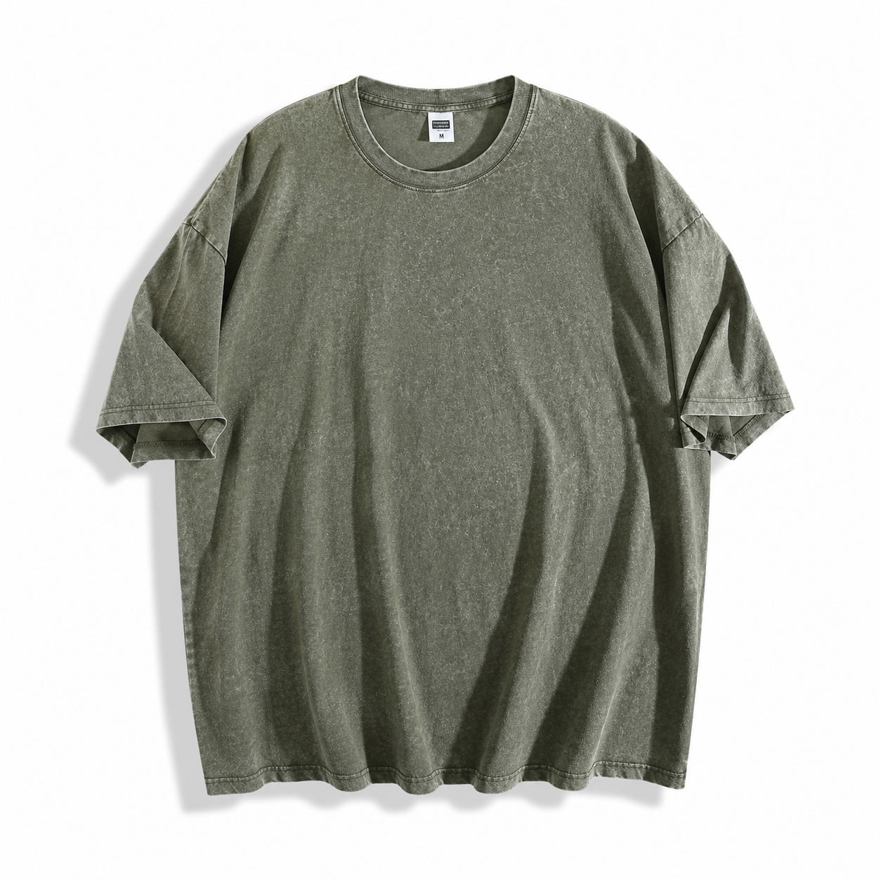 Custom | Acid Wash Heavyweight Oversized Unisex T-Shirt blank apparel for custom DTF printing (view 10)