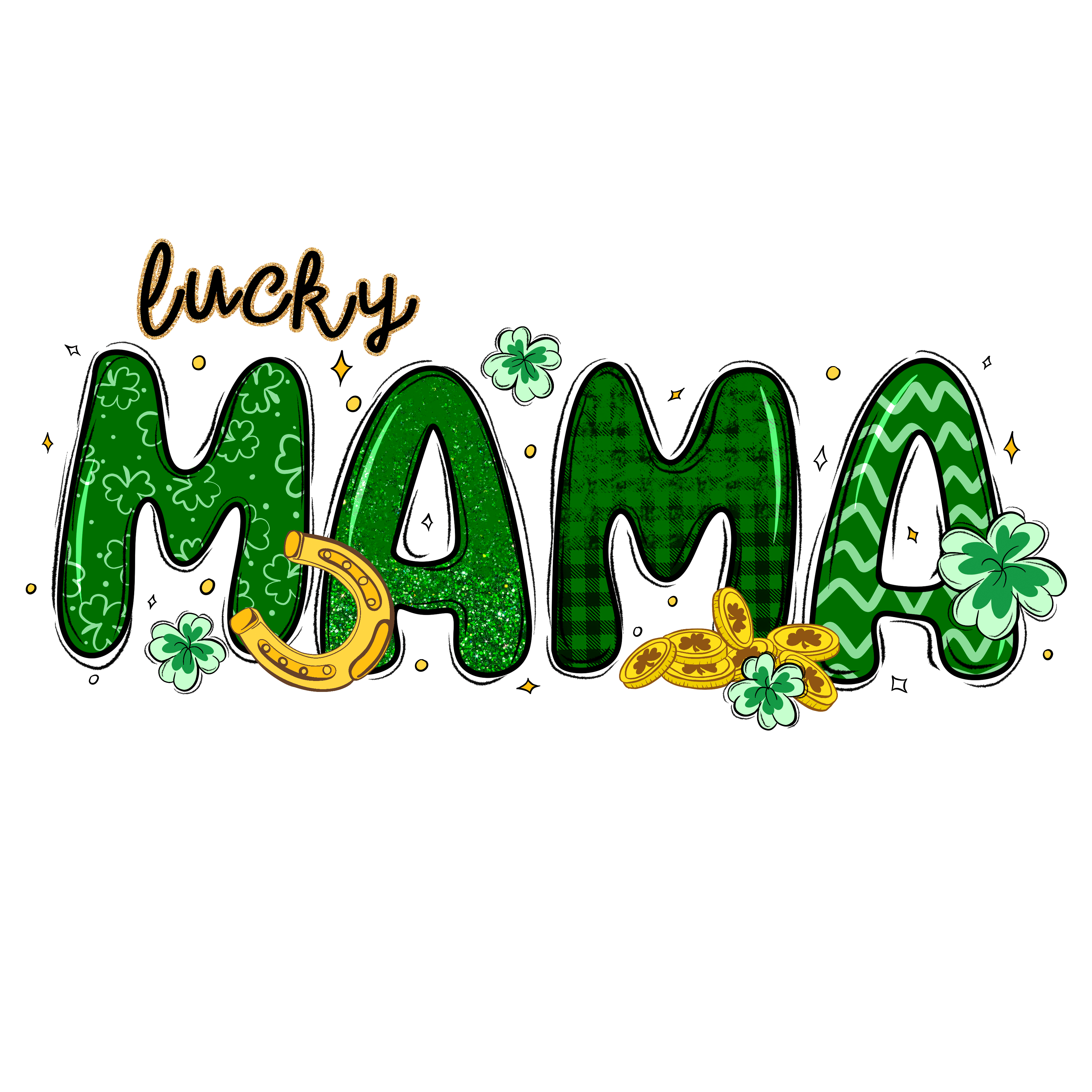 Lucky Mama St. Patrick’s Day DTF Press V2 | DTF Jersey