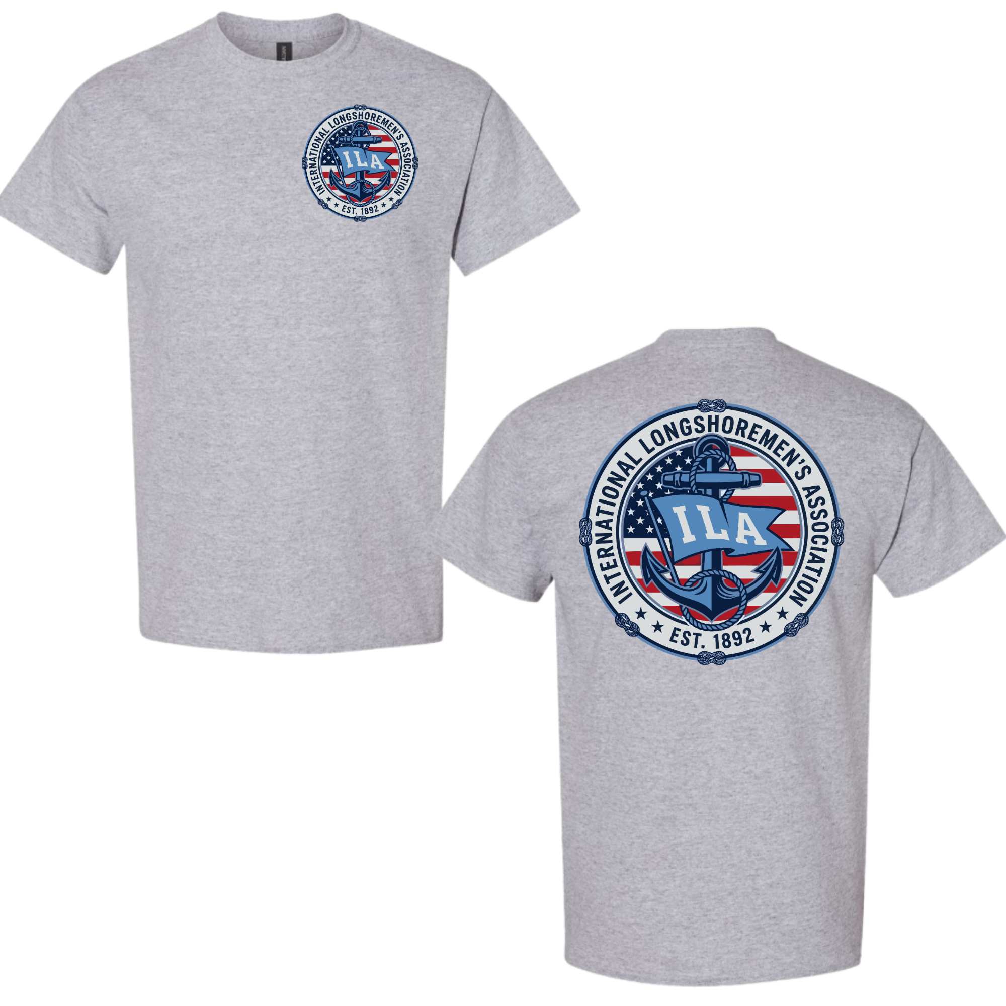 PORT - ILA - ANCHOR1 blank apparel for custom DTF printing (view 1)