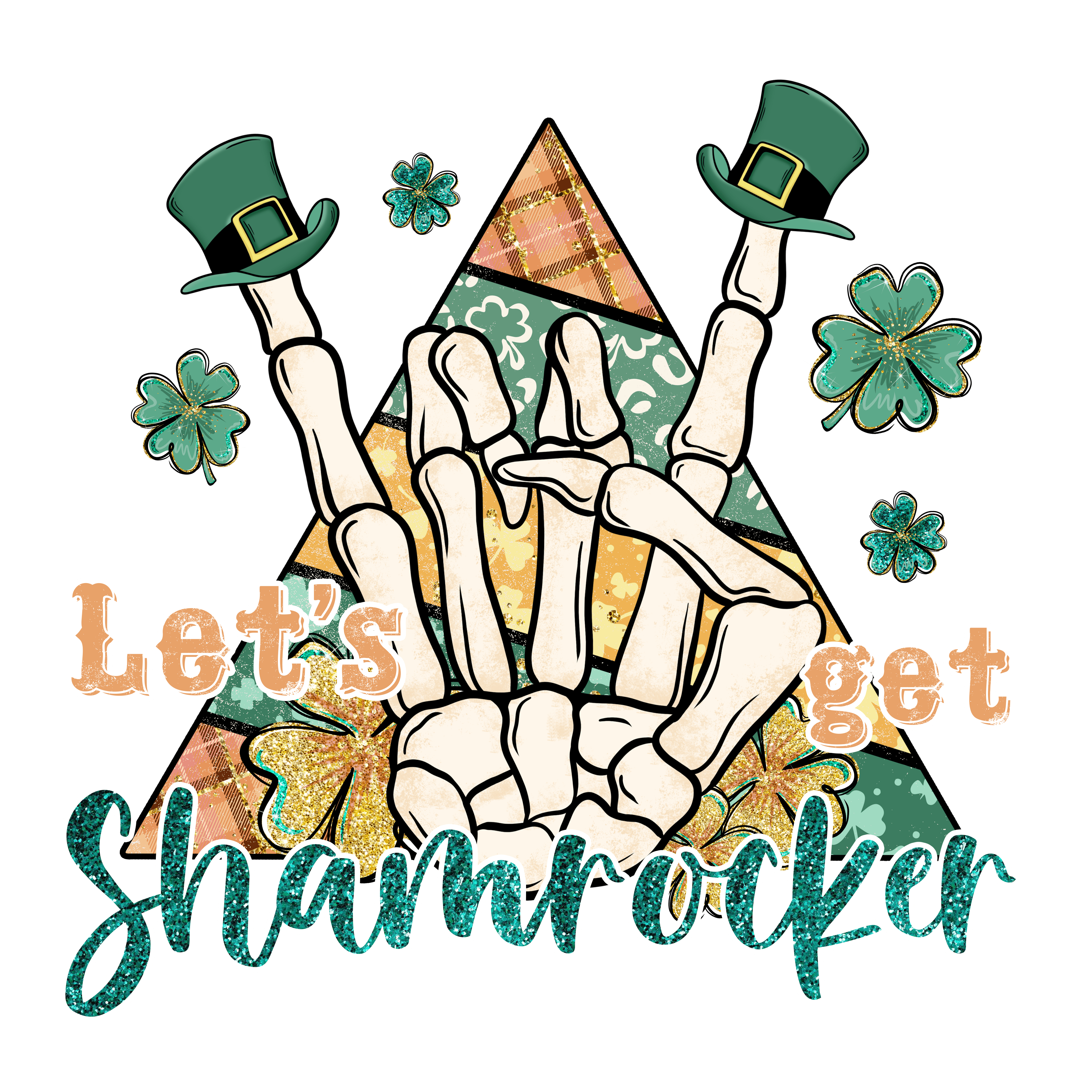 Let's Get Shamrocker Saint Patrick Design | DTF Jersey
