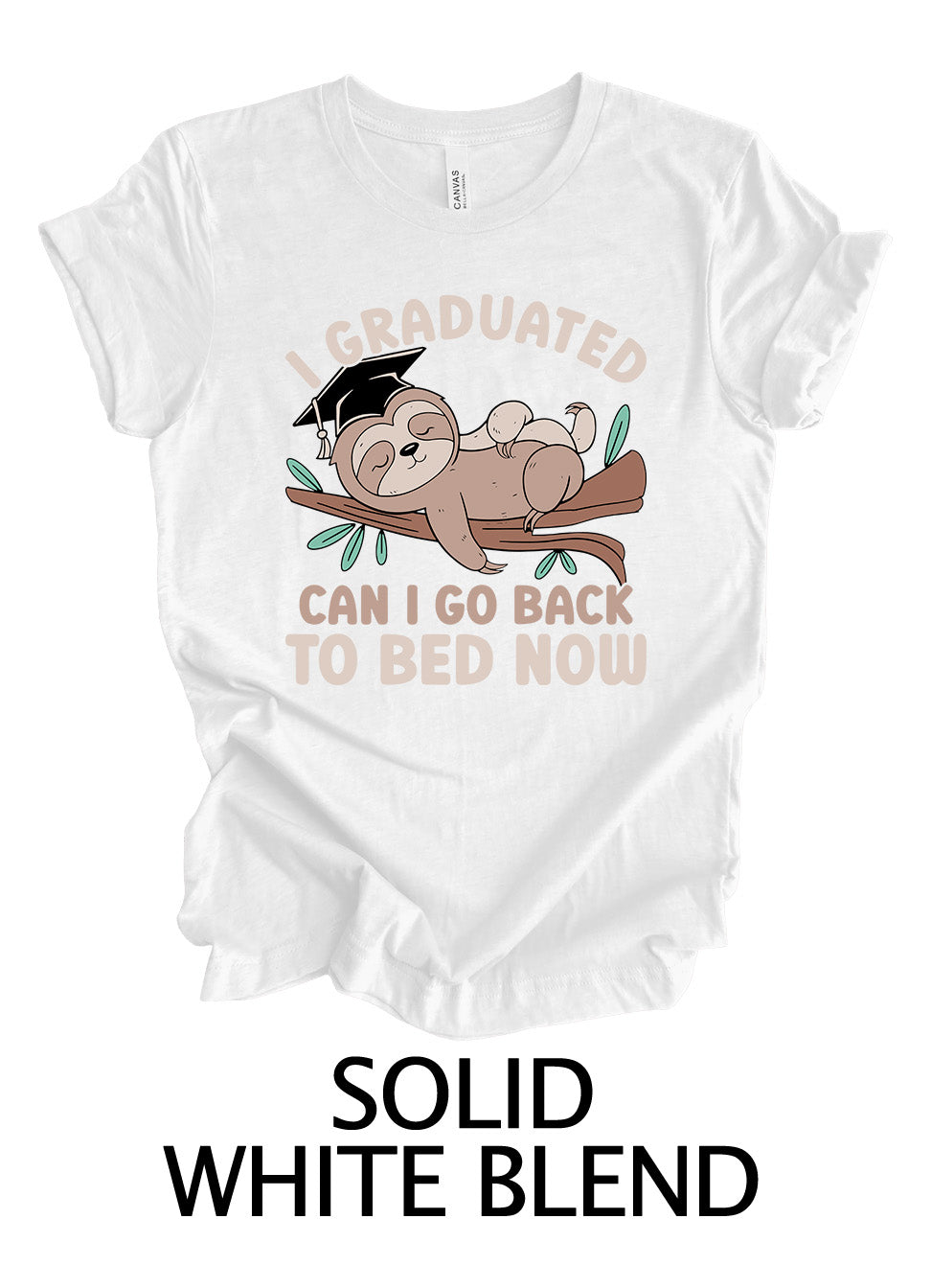 Sleepy Sloth Grad | Graduation Ready To Press Designs