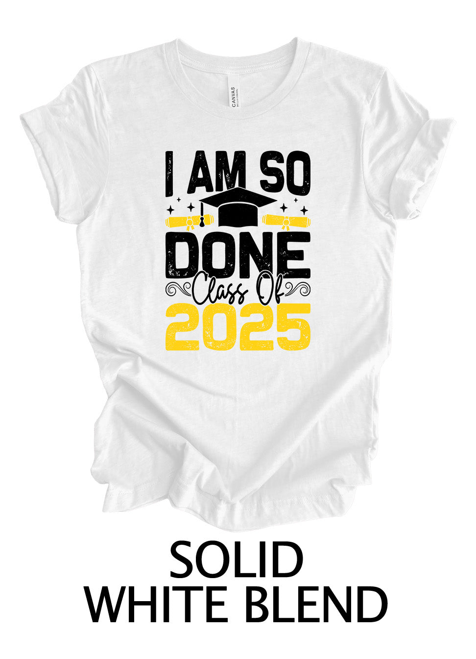 Straight Outta School 2025 | Graduation Ready To Press Designs