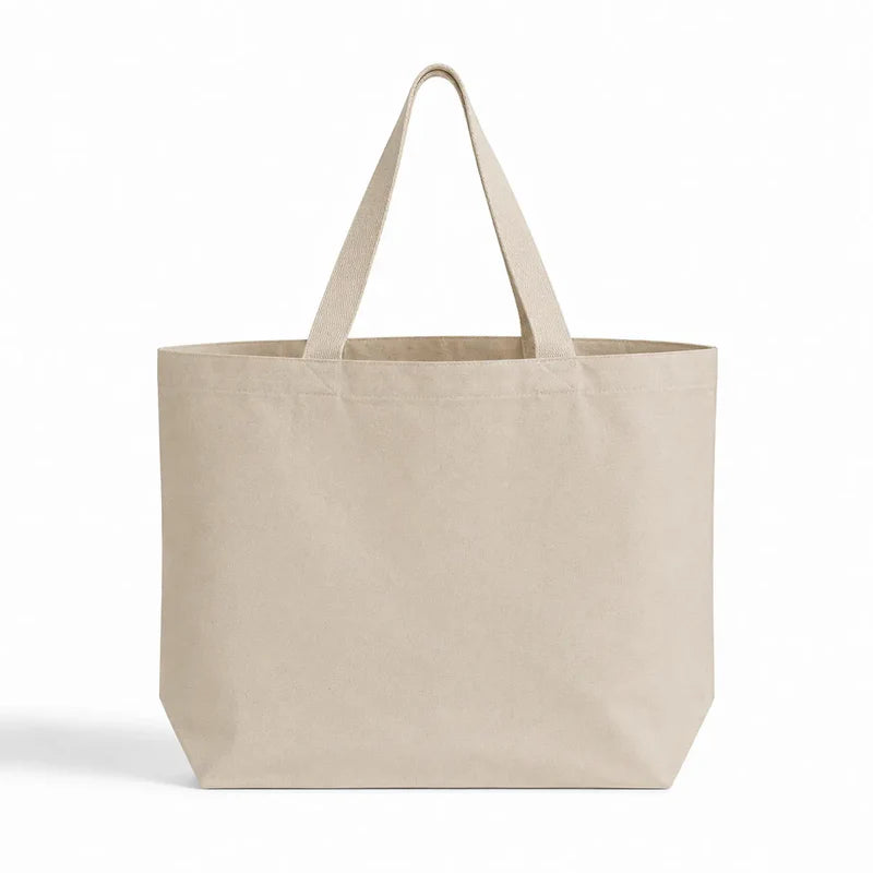 Heavy Duty Canvas Tote Bag with Long Handles - TG260 | Oversized Tote for Custom Printing