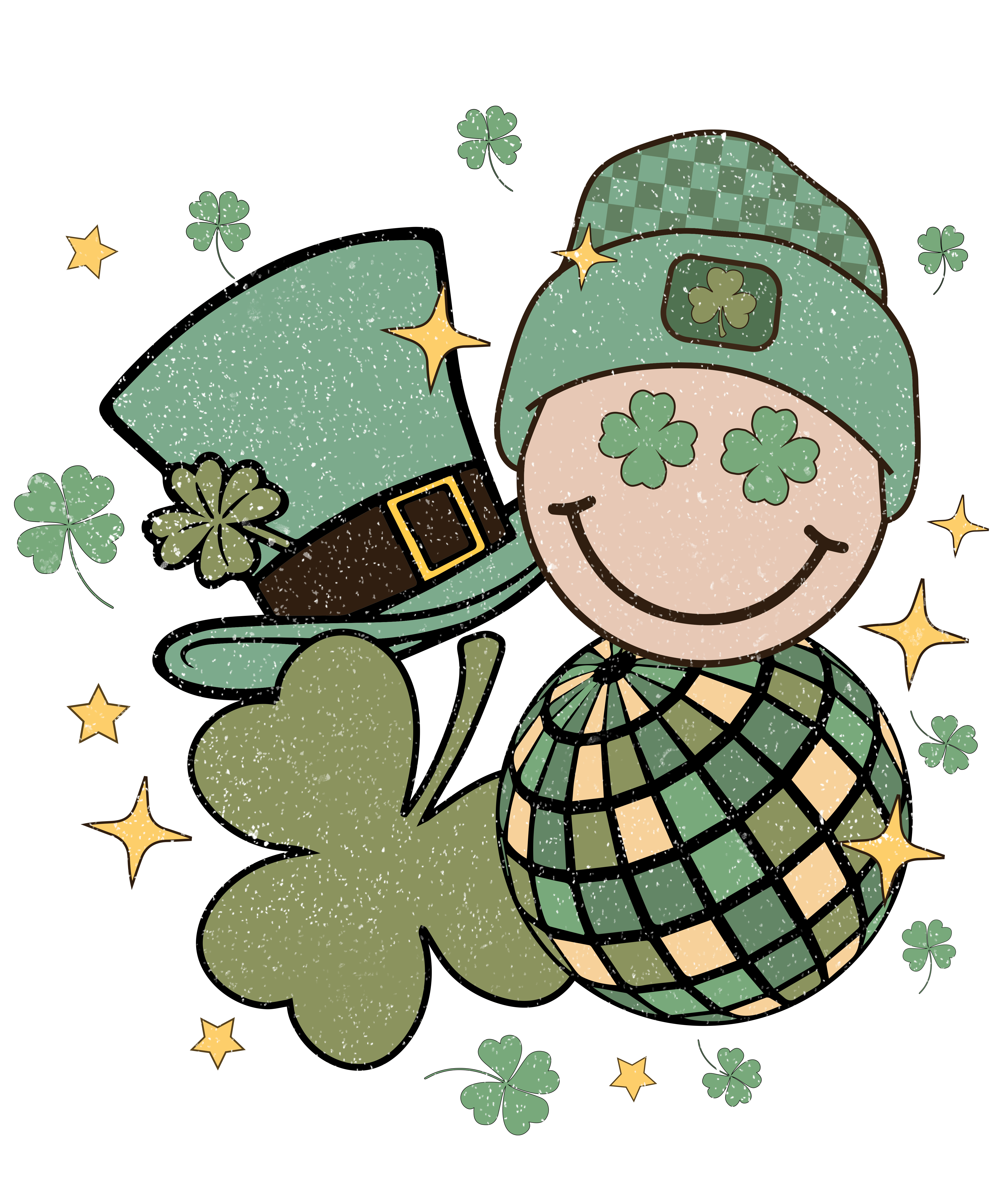 Smiley Saint Patrick's Day Party Design | DTF Jersey