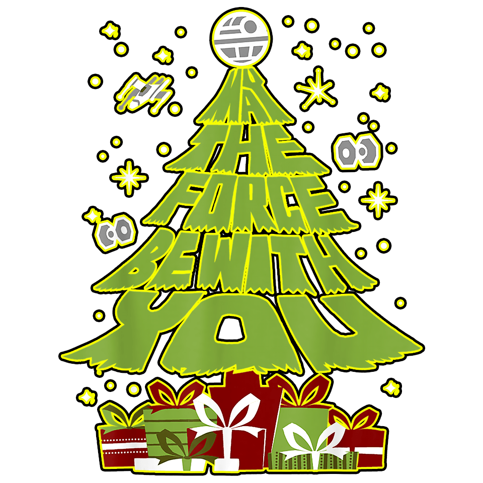 Star Wars Christmas Design - DTF Ready To Press