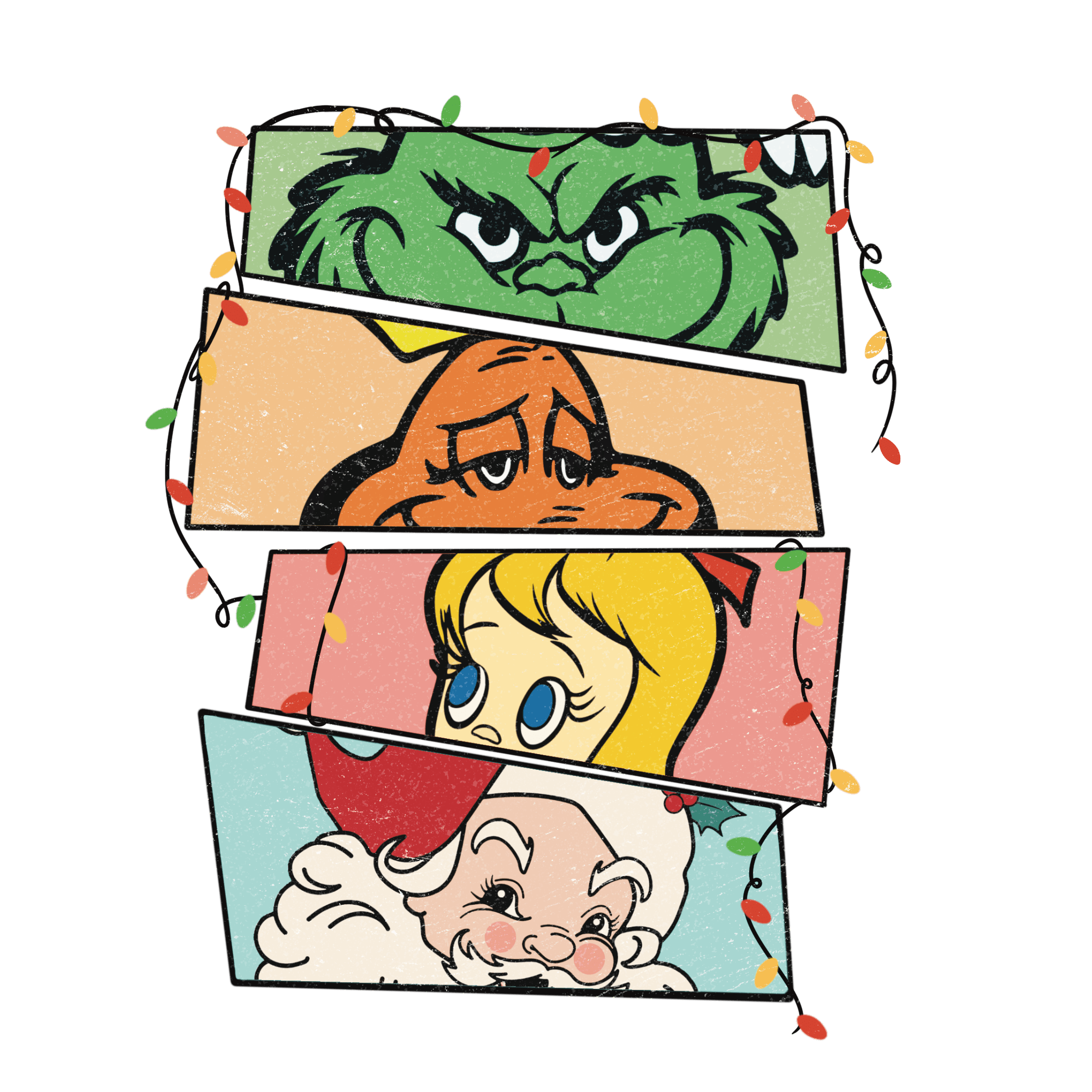 Christmas Grinch Design DTF-Ready to Press (V2) | DTF Jersey