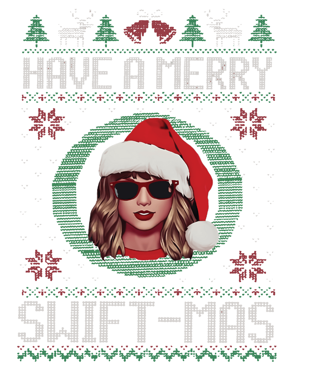 Swift-mas Christmas Design - DTF Ready To Press
