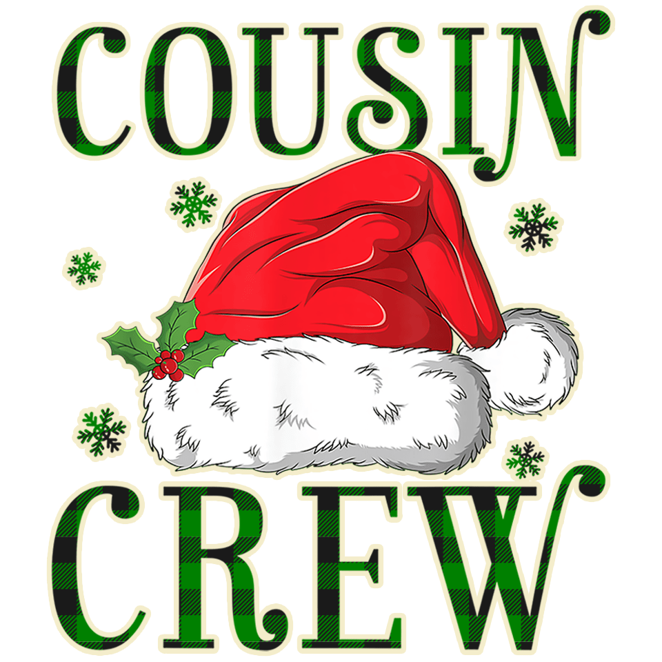 Cousin Crew Christmas Design - DTF Ready To Press