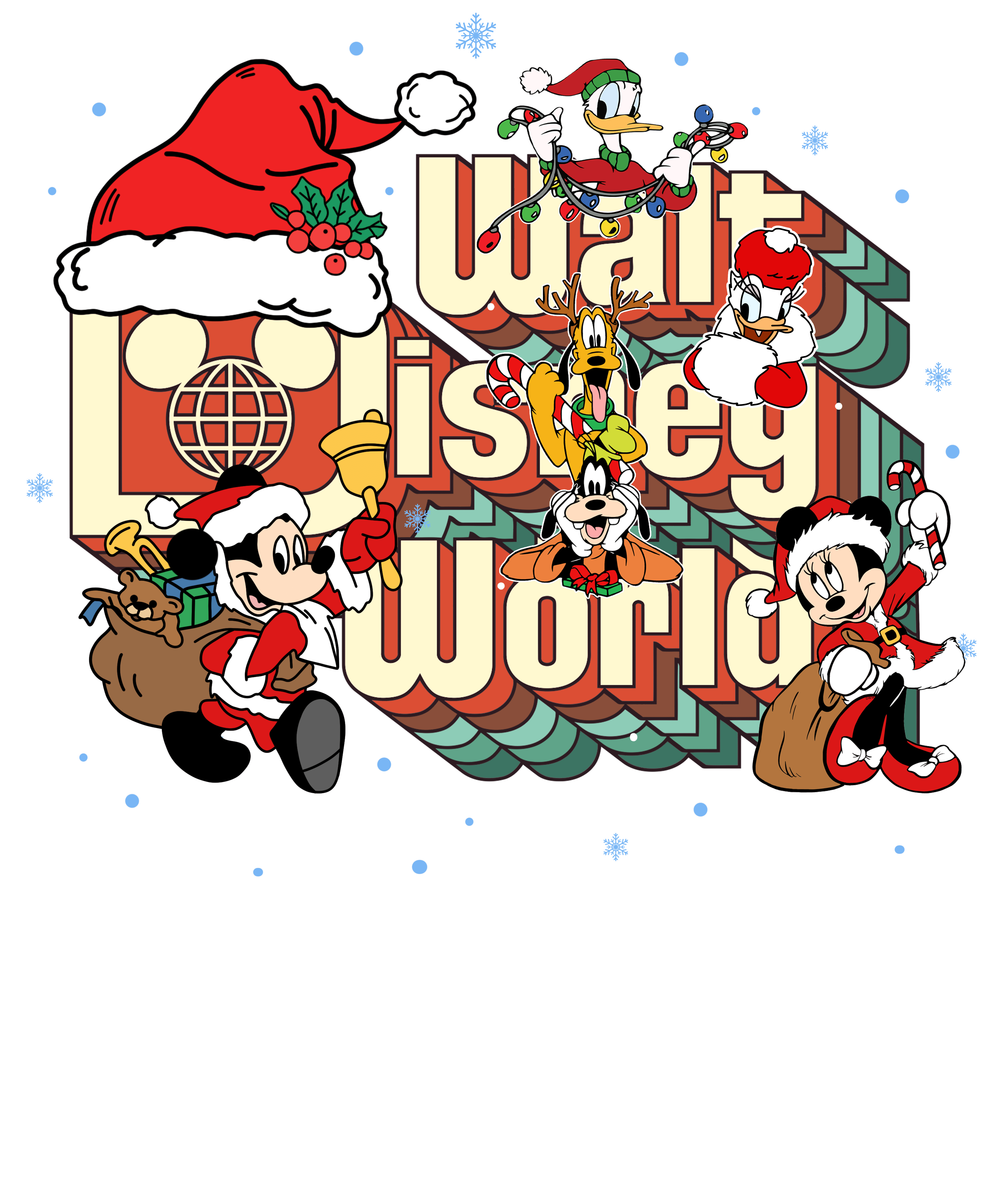 Walt Disney World Christmas DTF Ready Press V1 | DTF Jersey