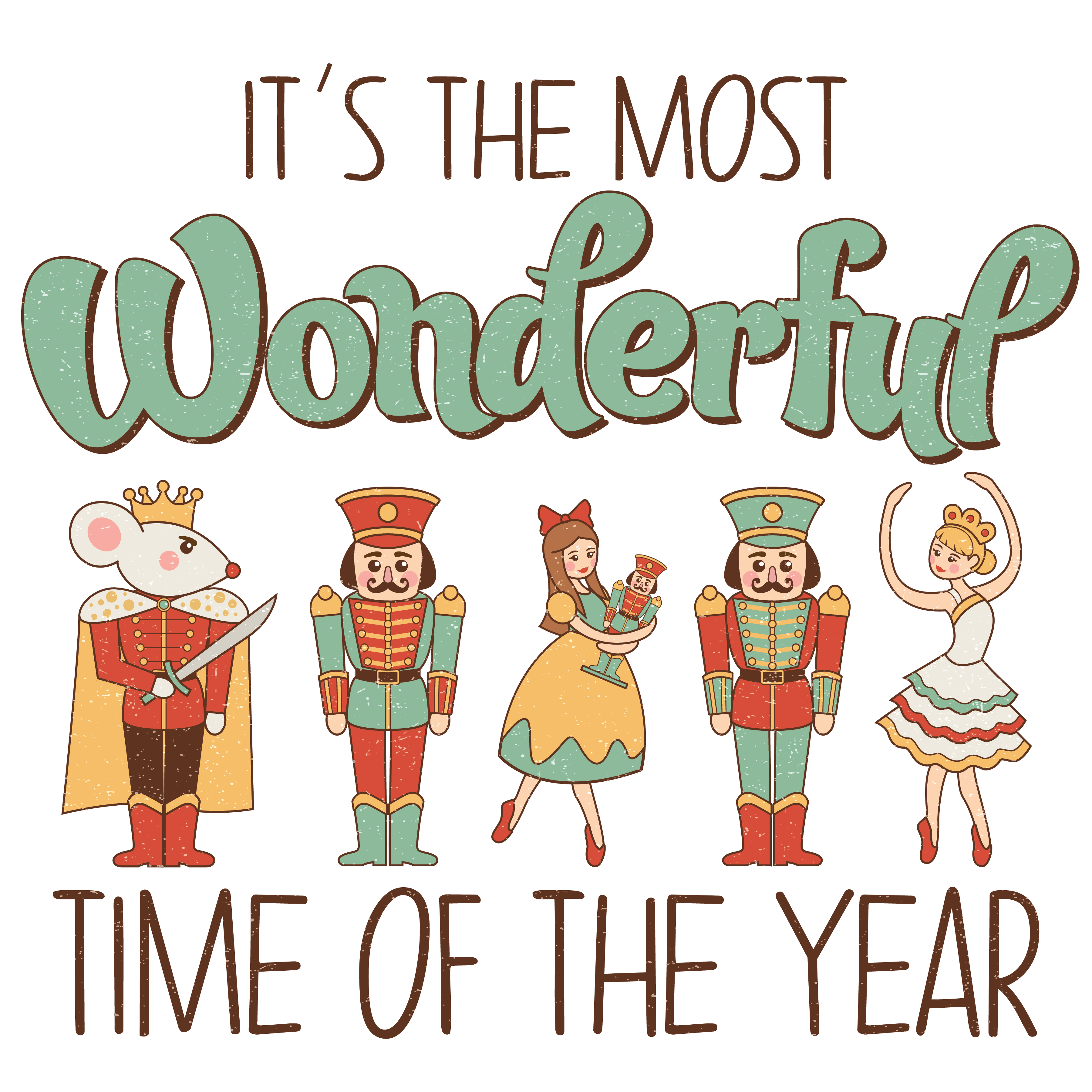 Wonderful Time of the Year - Christmas Design | DTF Jersey