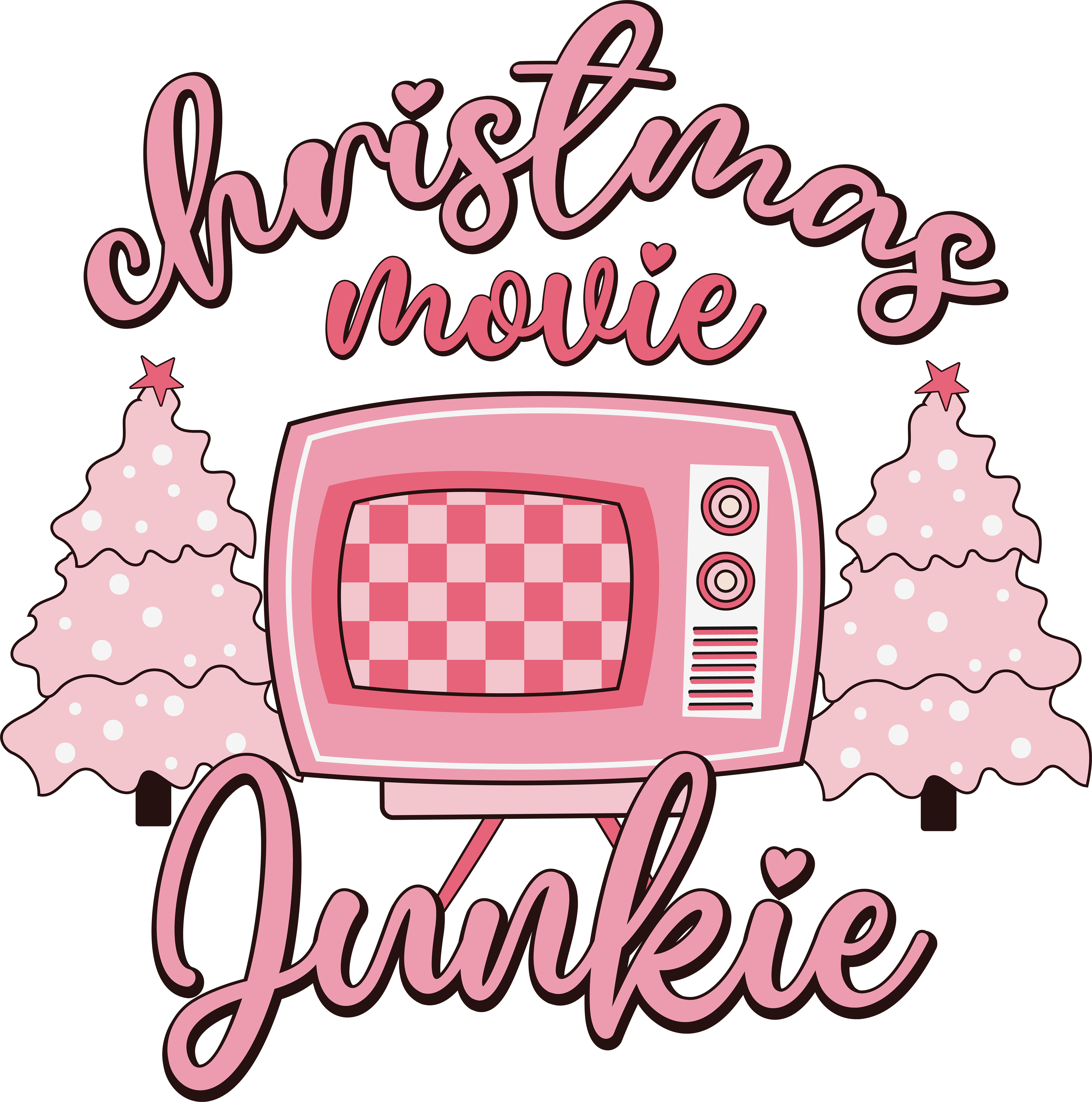Christmas Movie Junkie DTF-Ready to Press (V1) | DTF Jersey
