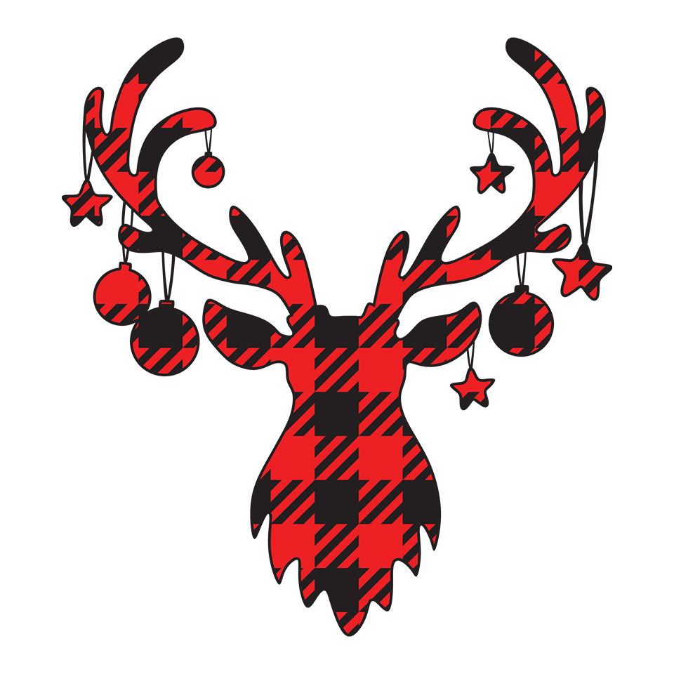 Christmas Deer Design DTF-Ready to Press (V1) | DTF Jersey