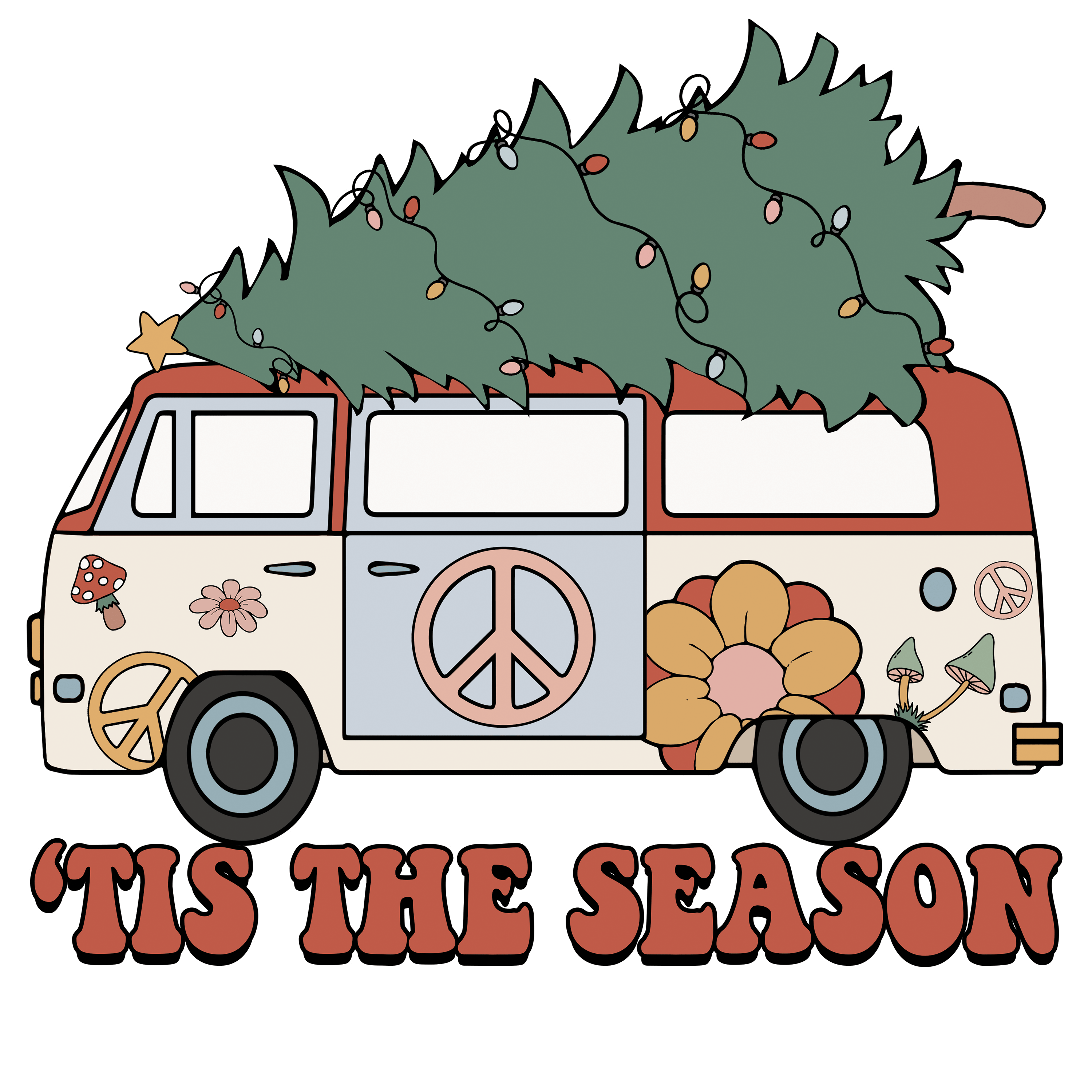 Tis the Season Christmas DTF Ready to Press | DTF Jersey