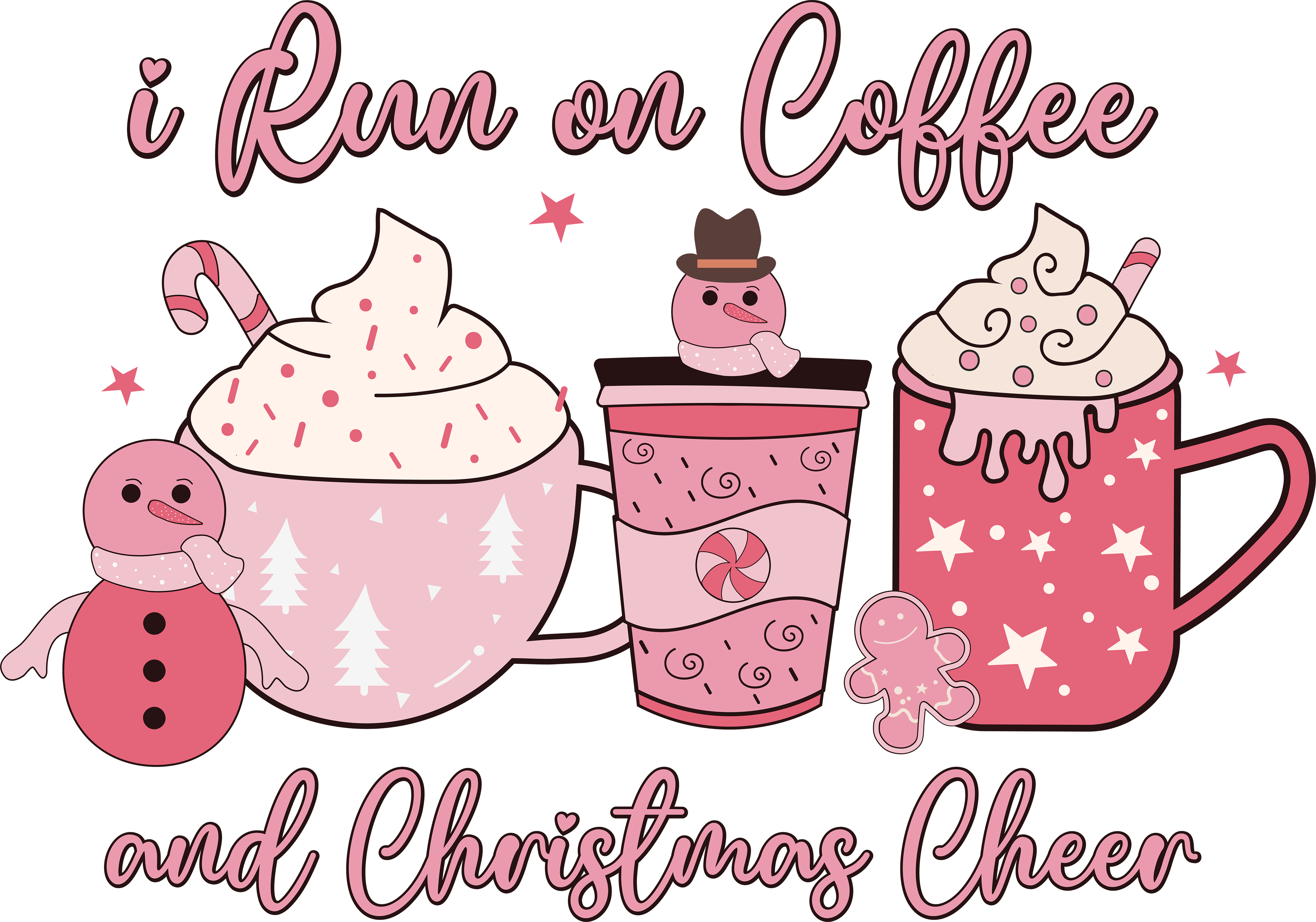 Christmas Cheer Design DTF-Ready to Press (V1) | DTF Jersey