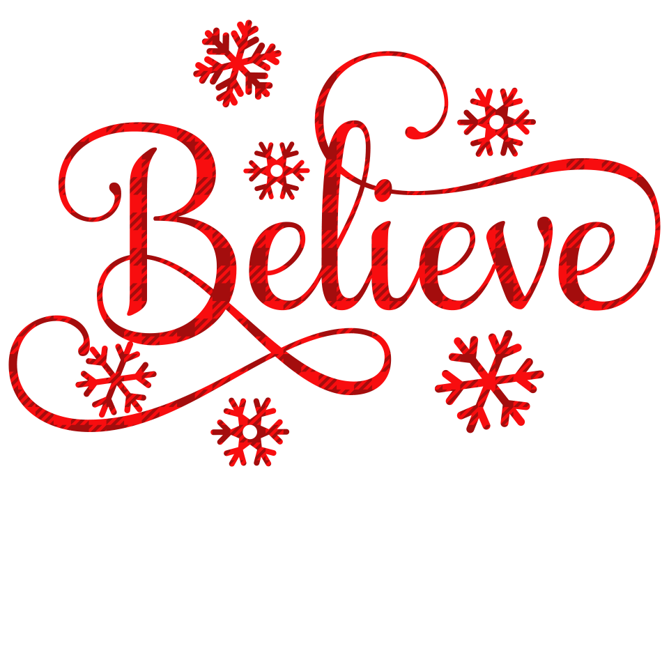 Christmas Believe Design DTF-Ready to Press V1 | DTF Jersey
