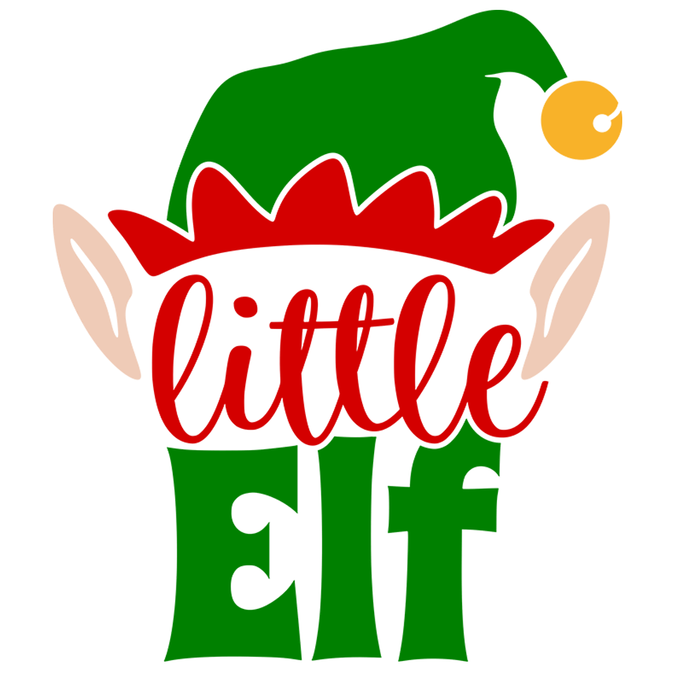 Christmas Little Elf Design - DTF Ready To Press