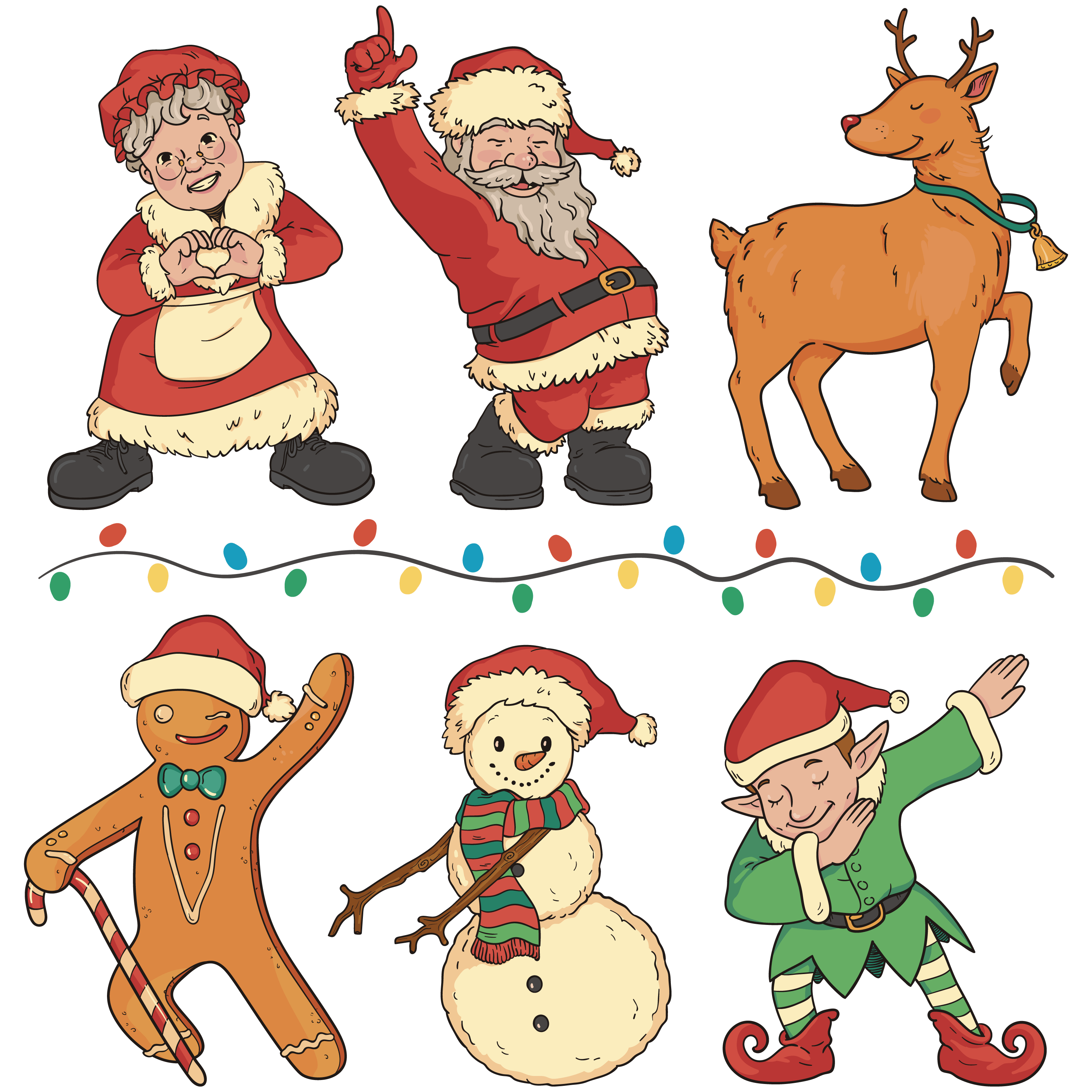 Santa Christmas DTF Design - Ready to Press | DTF Jersey