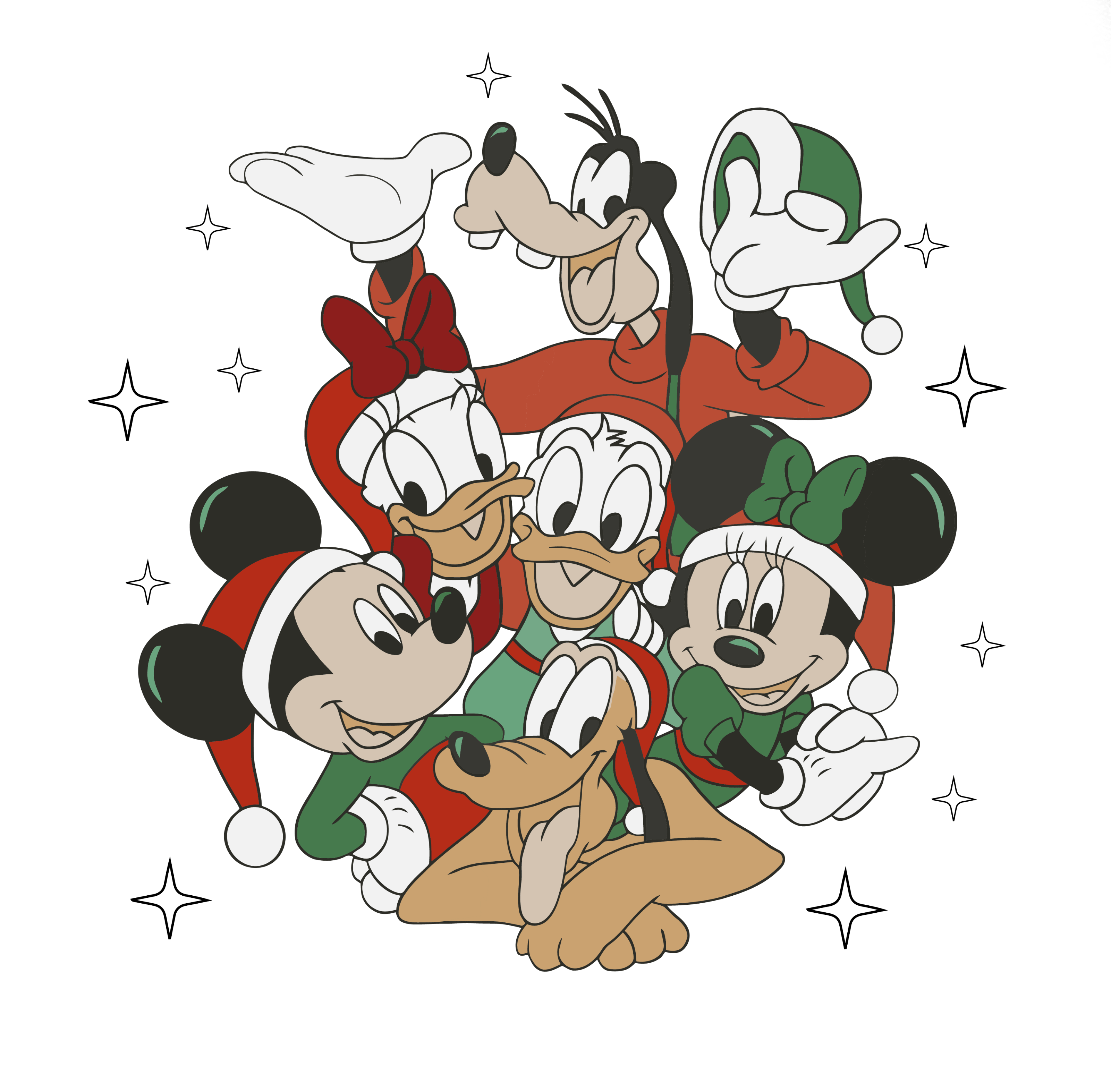 Mickey Mouse Christmas DTF Ready to Press V1 | DTF Jersey
