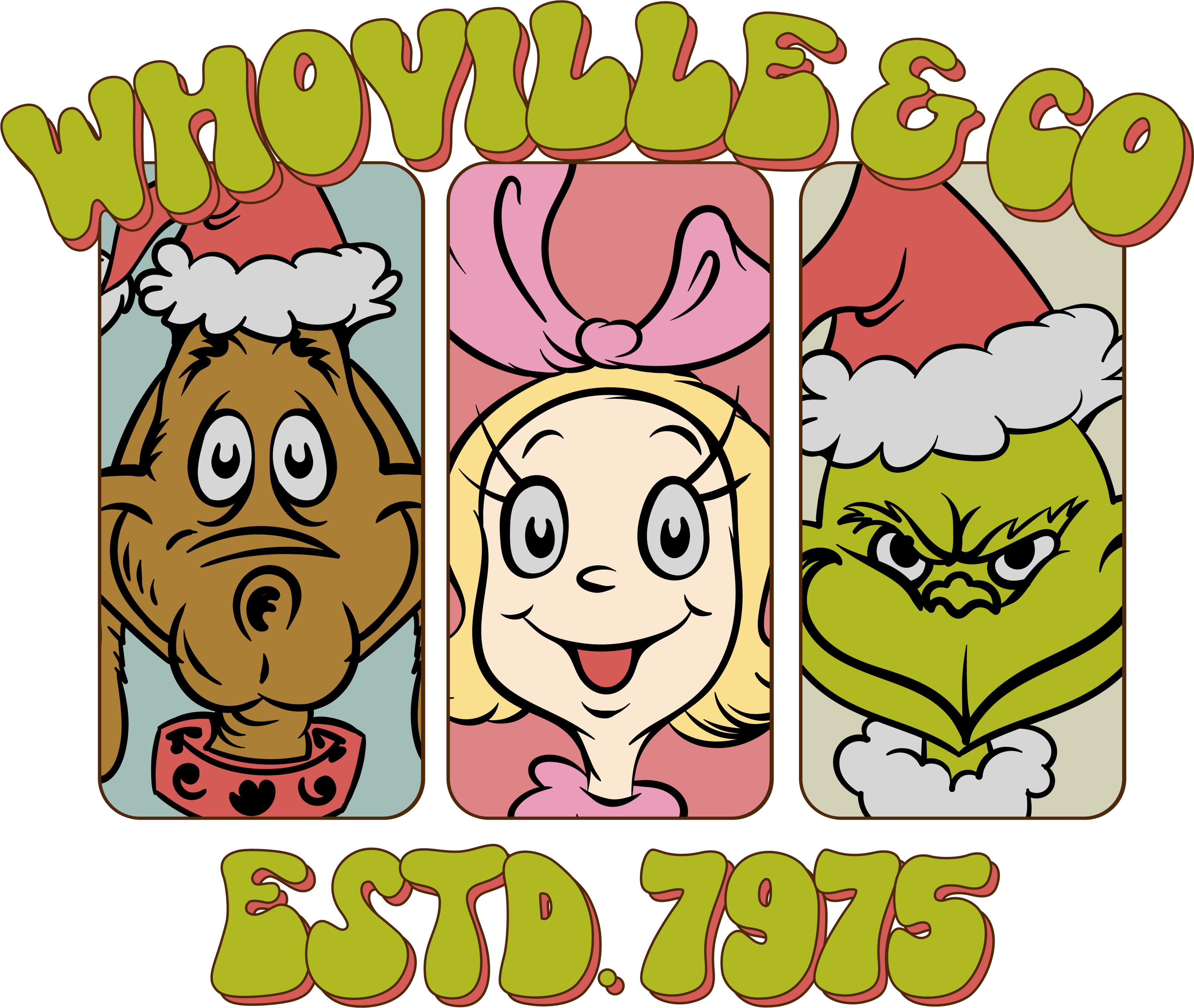 Whoville Co Christmas DTF Design Ready Press | DTF Jersey
