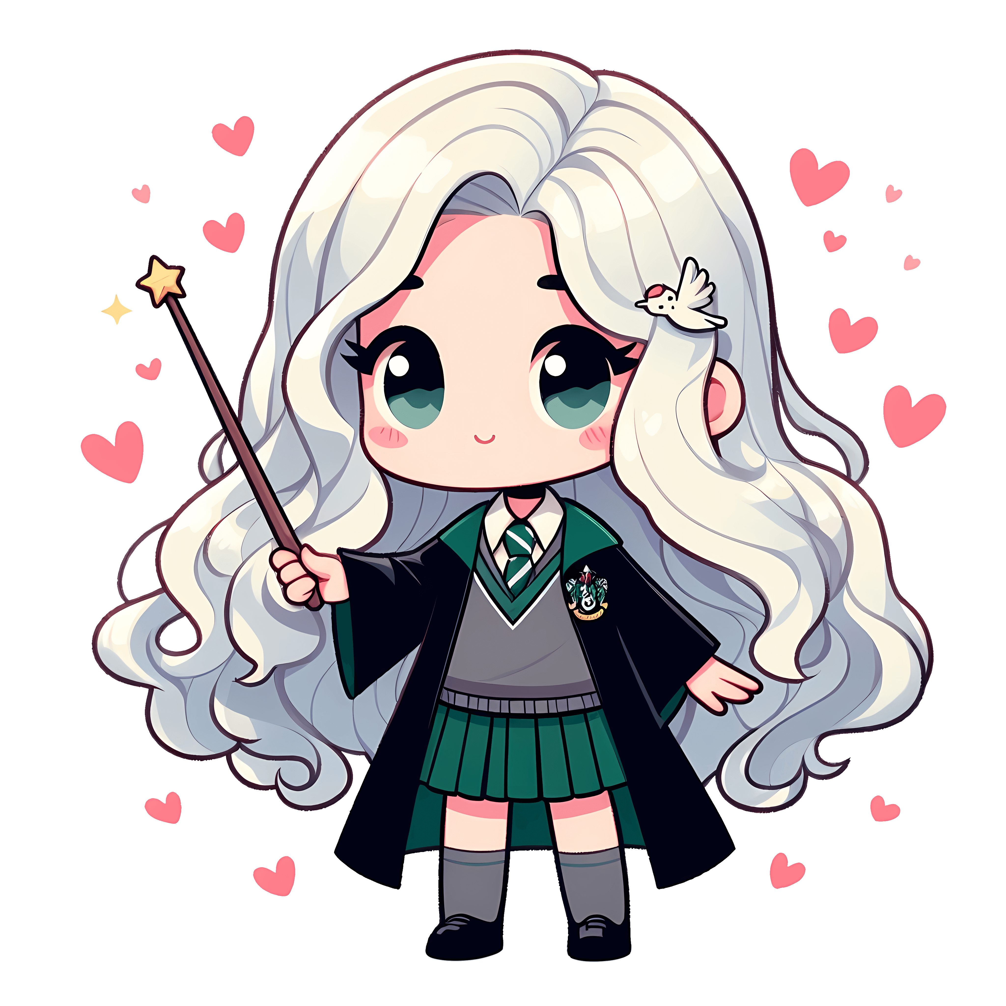 Luna Lovegood Valentine's Design - DTF Ready To Press