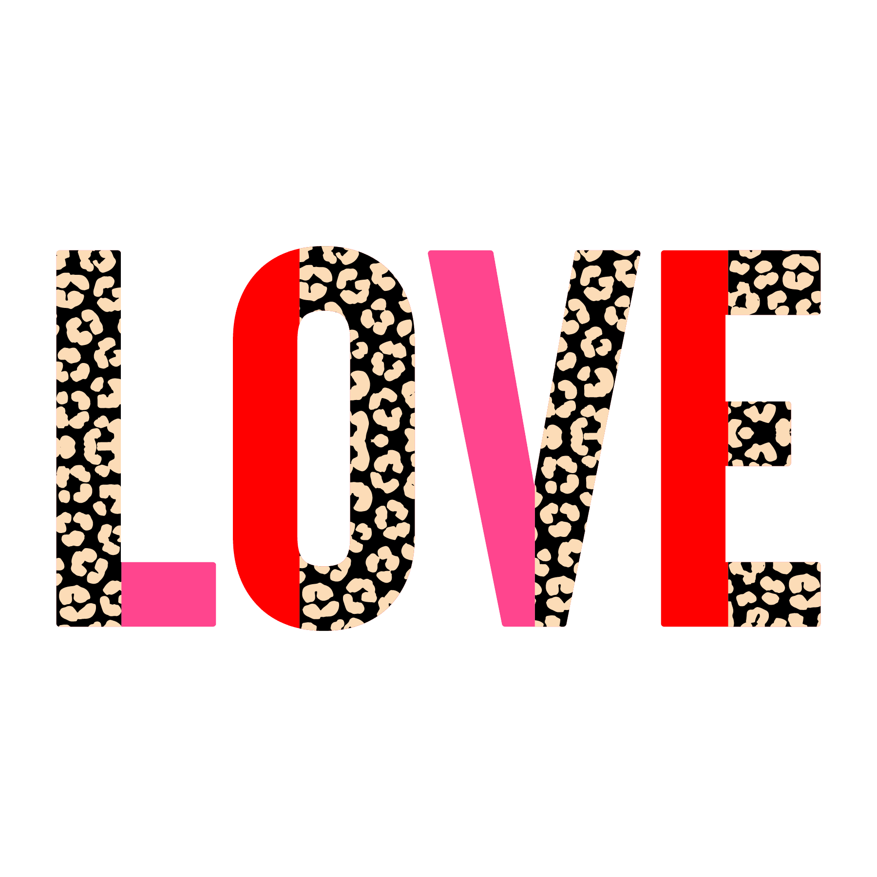 Love Valentine's Design - DTF Ready To Press