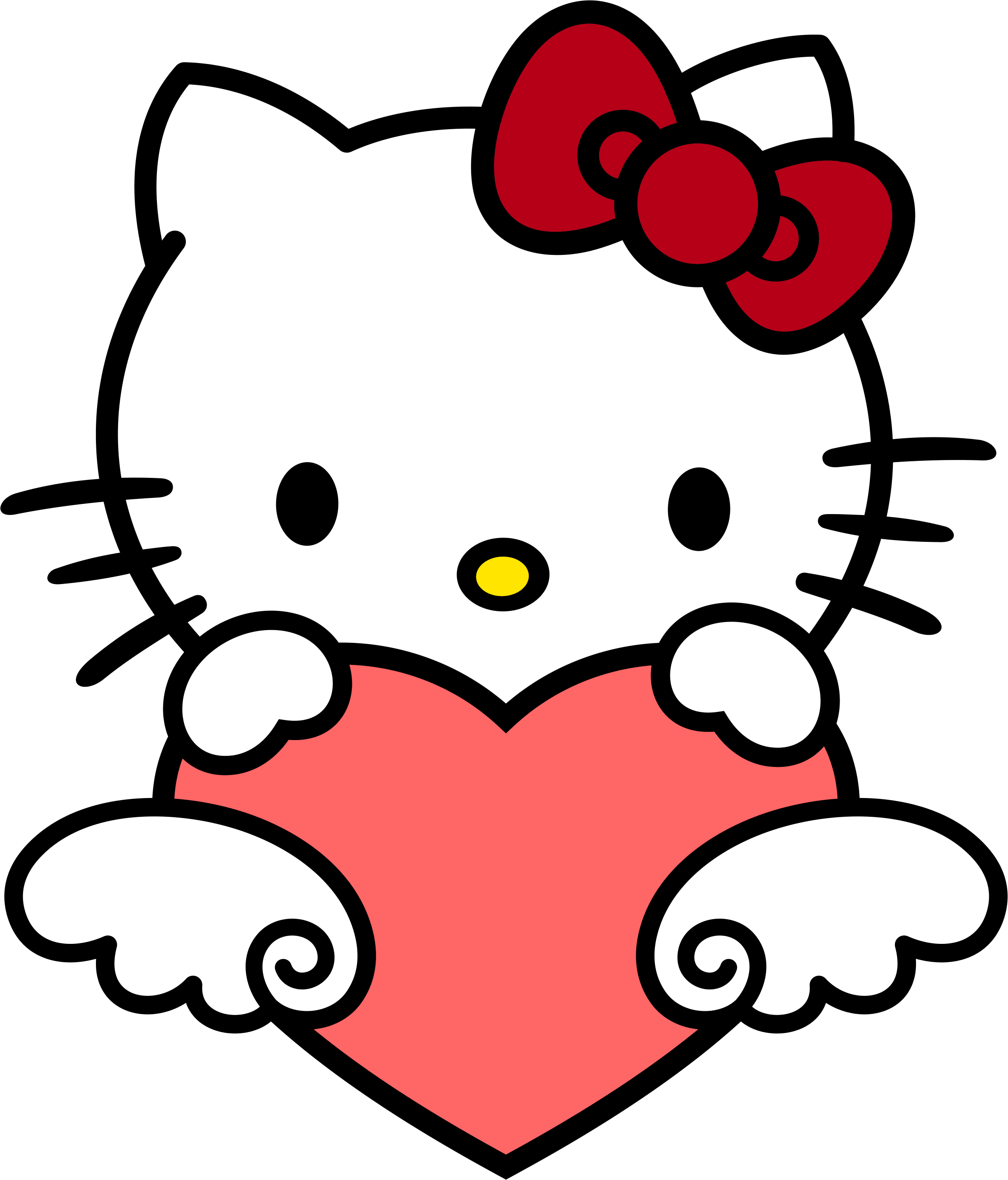 Hello Kity Valentine's Design - DTF Ready To Press