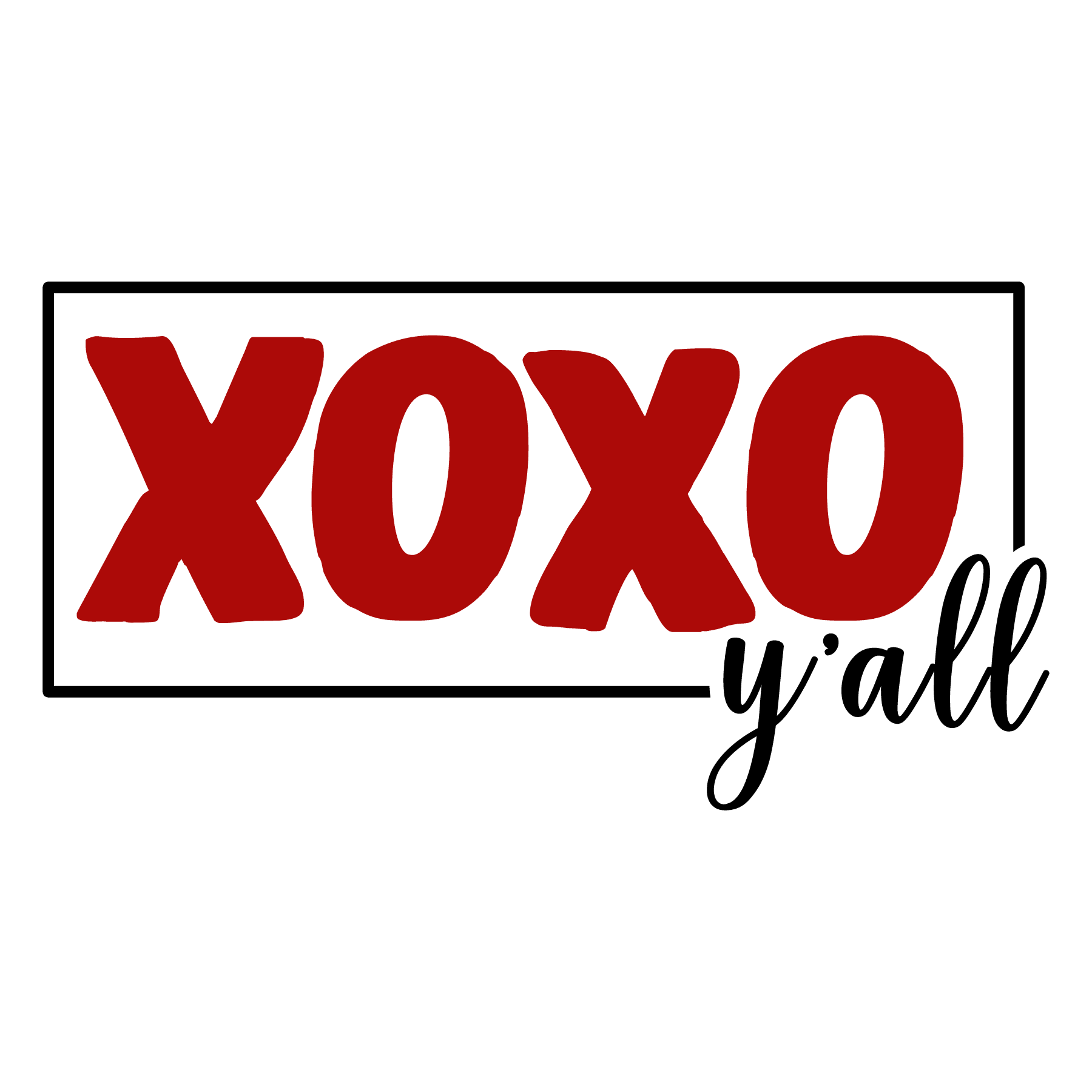 XOXO Valentine's Design - DTF Ready To Press