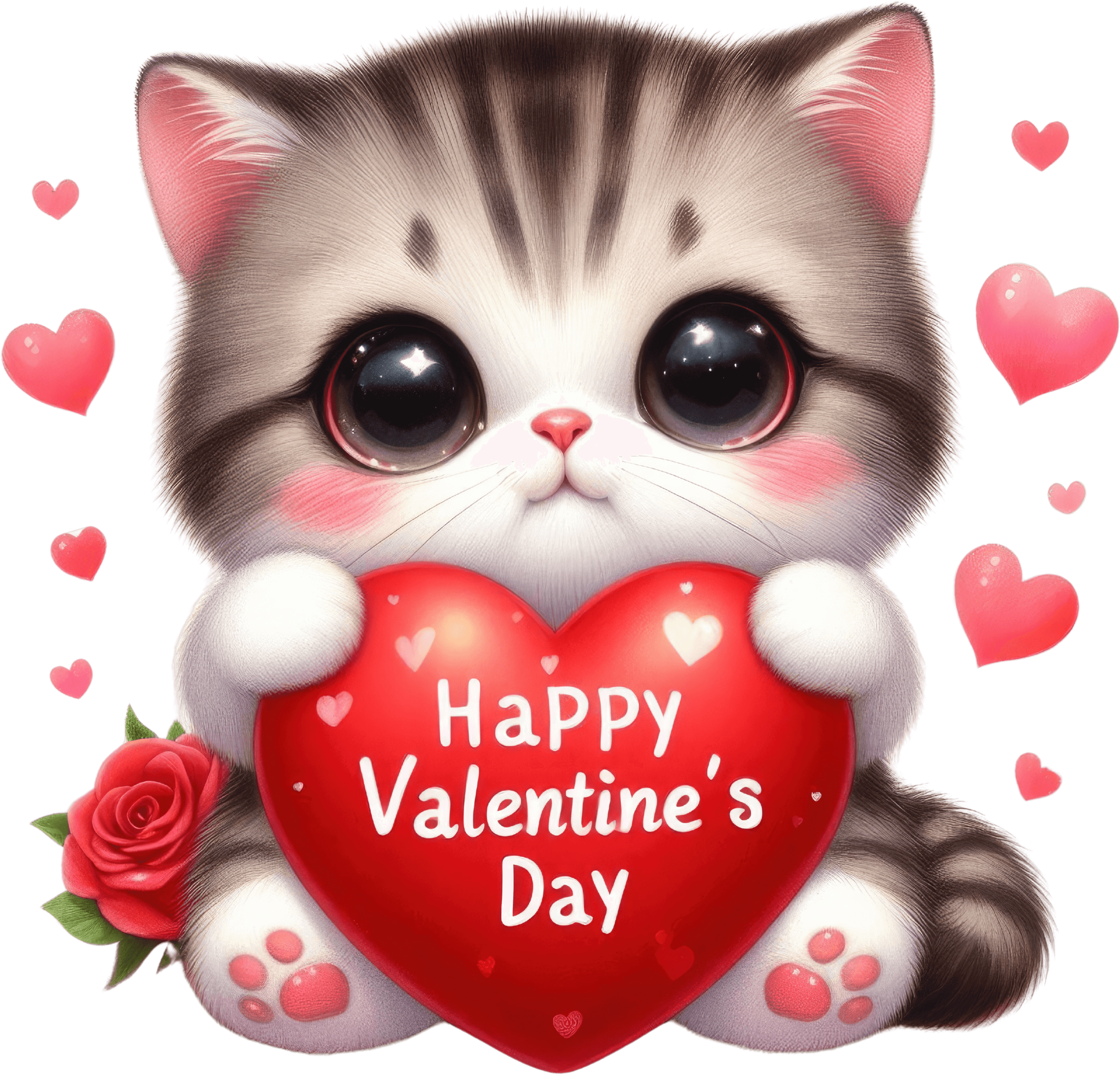 Happy Valentine's Day Valentine's Design - DTF Ready To Press