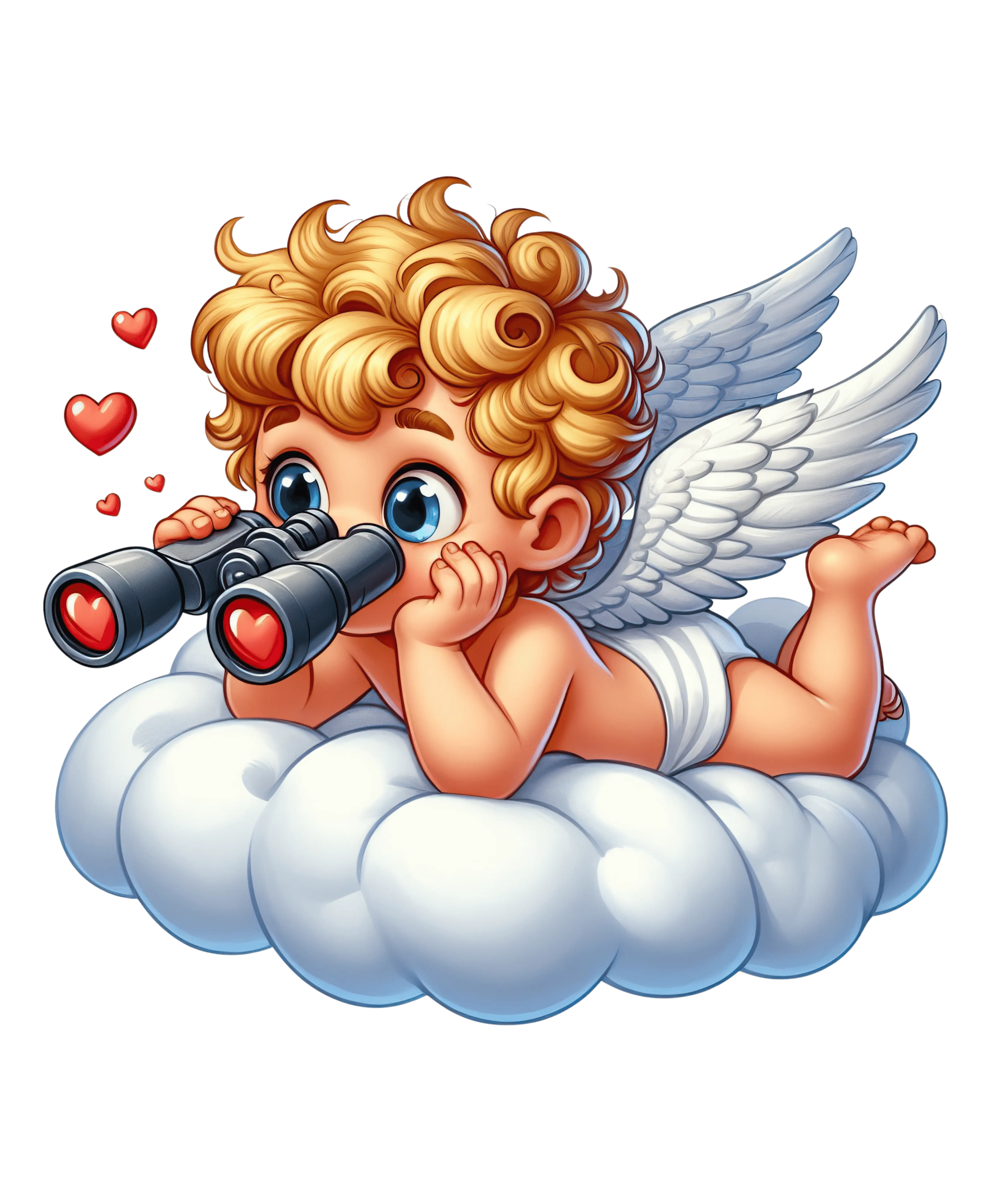 Cute Cupid Valentine's Day Design - DTF Ready To Press - DTF Dallas 