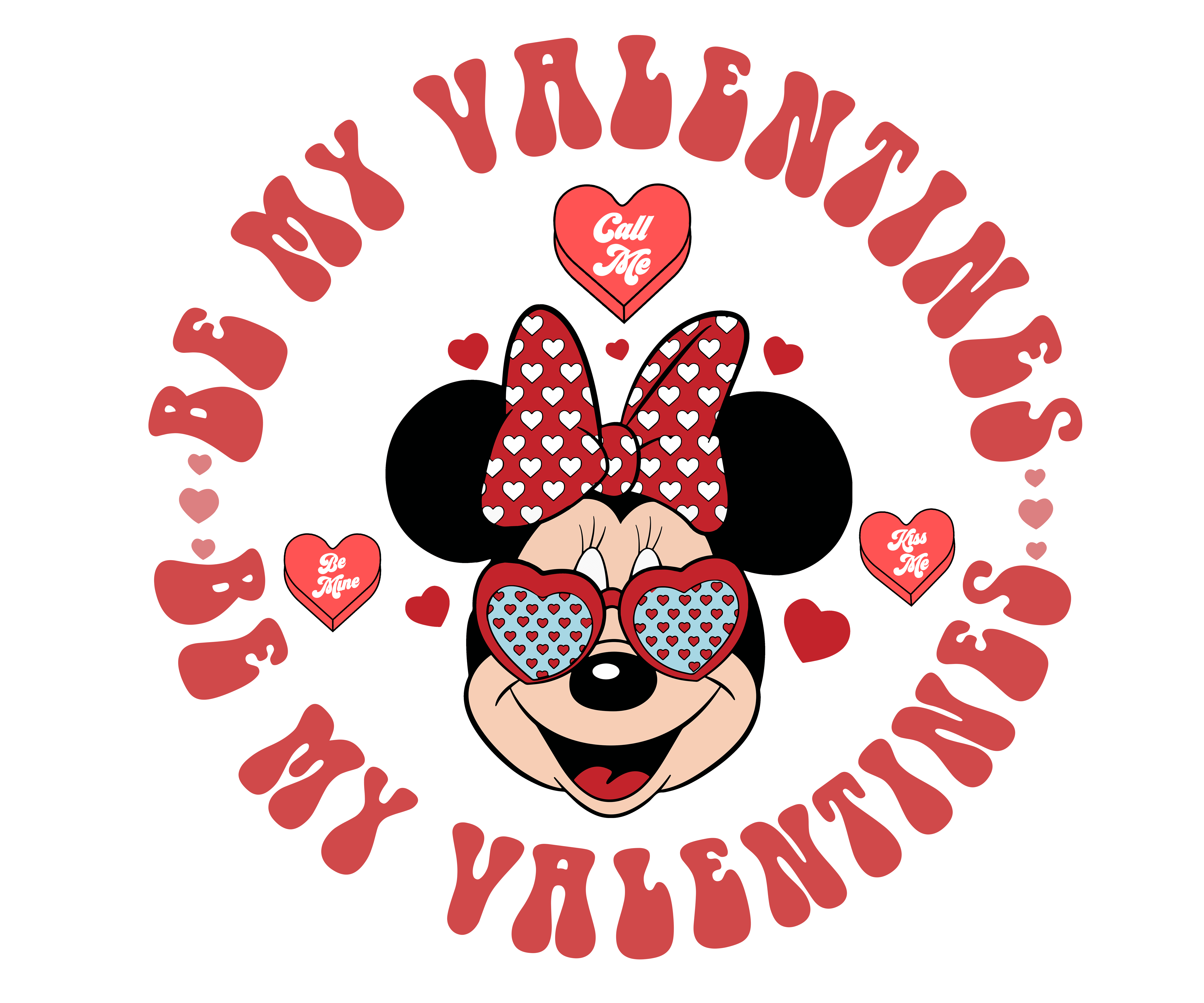 Be Mine Valentine Valentine's Design - DTF Ready To Press - DTF Dallas 