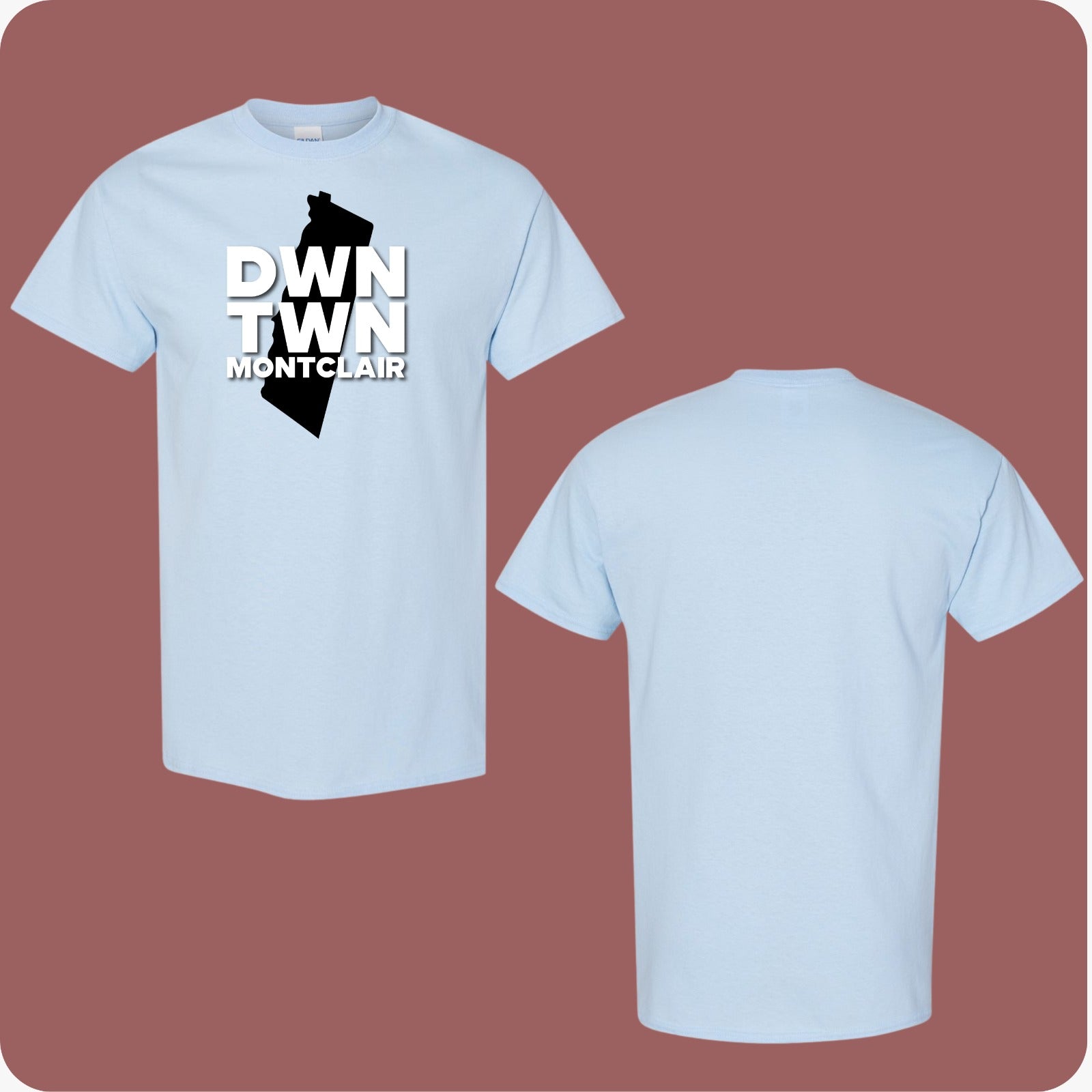 DWN TWN Montclair MAP - T-shirt