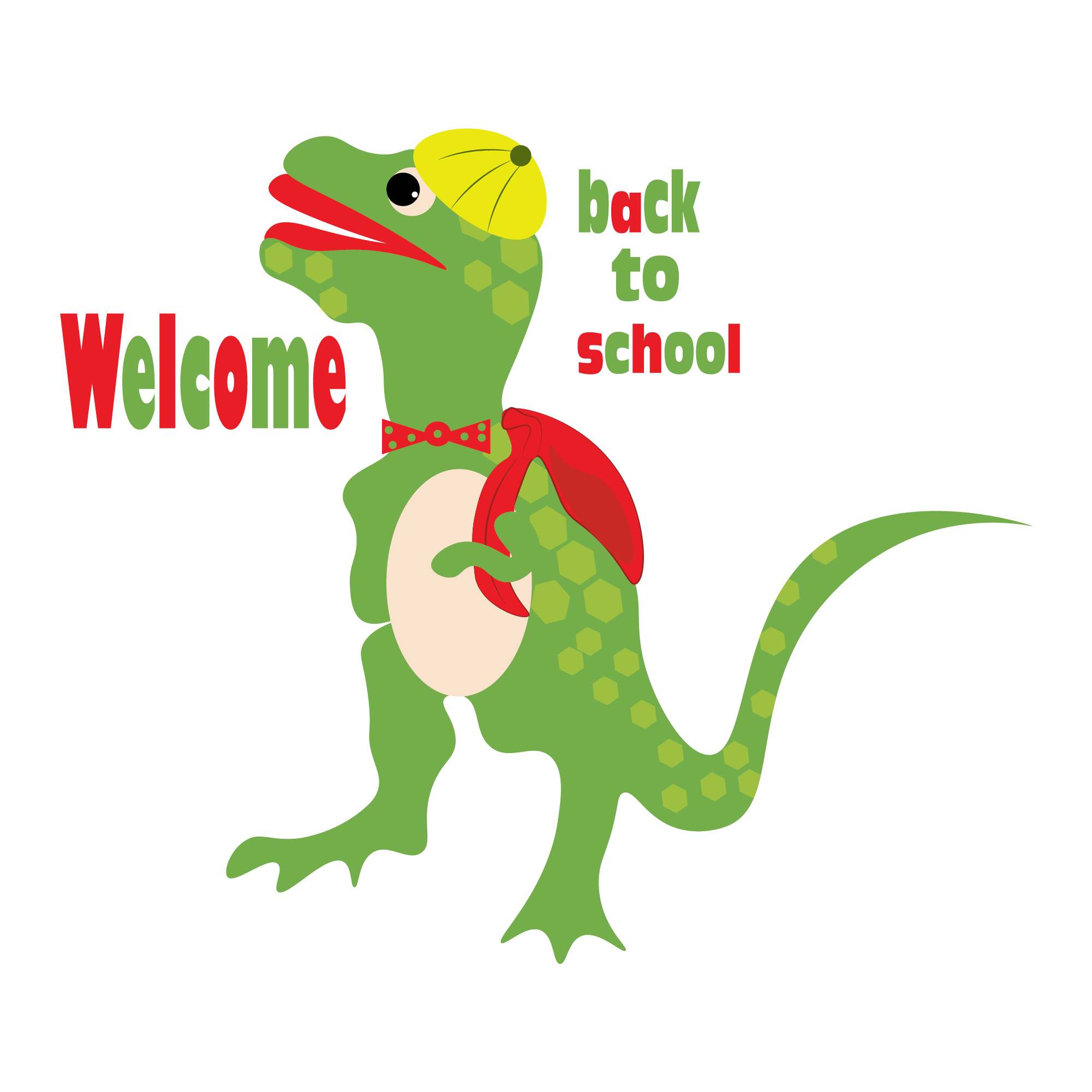 Welcome Dino Design | Back To School DTF Ready To Press Designs