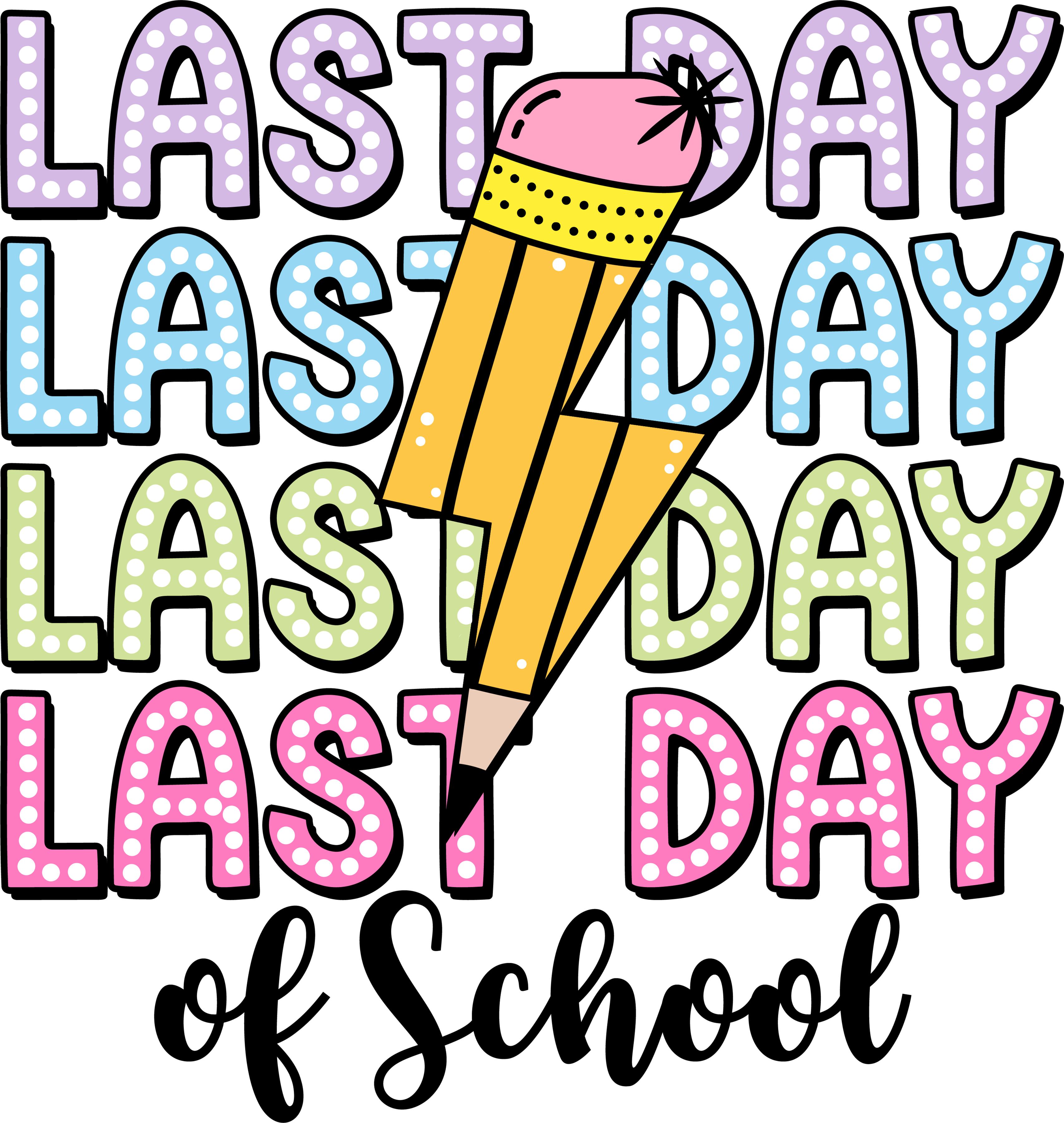 Lightning Last Day | Graduation Ready To Press Designs