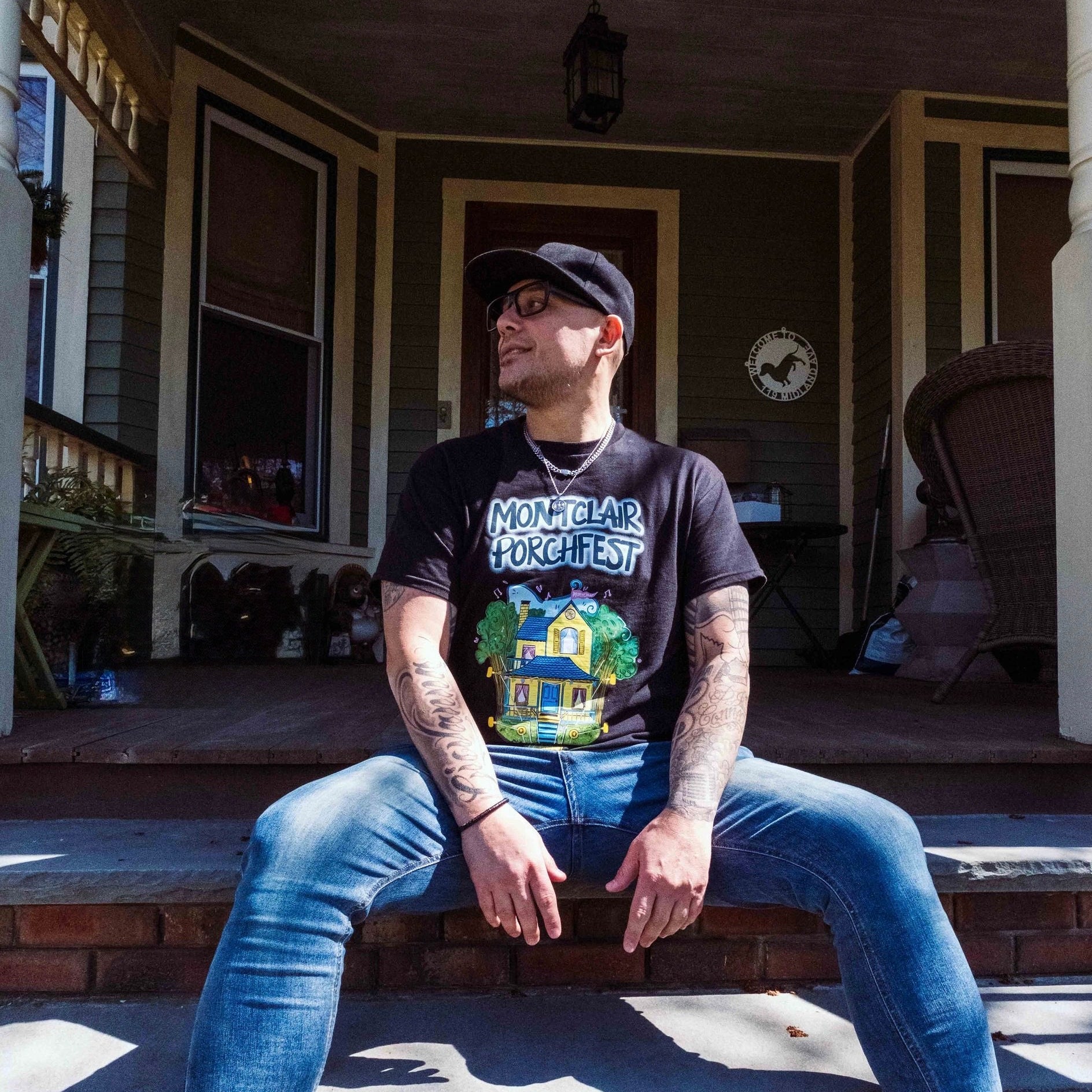 DWN TWN Montclair - PORCHFEST - T-shirt