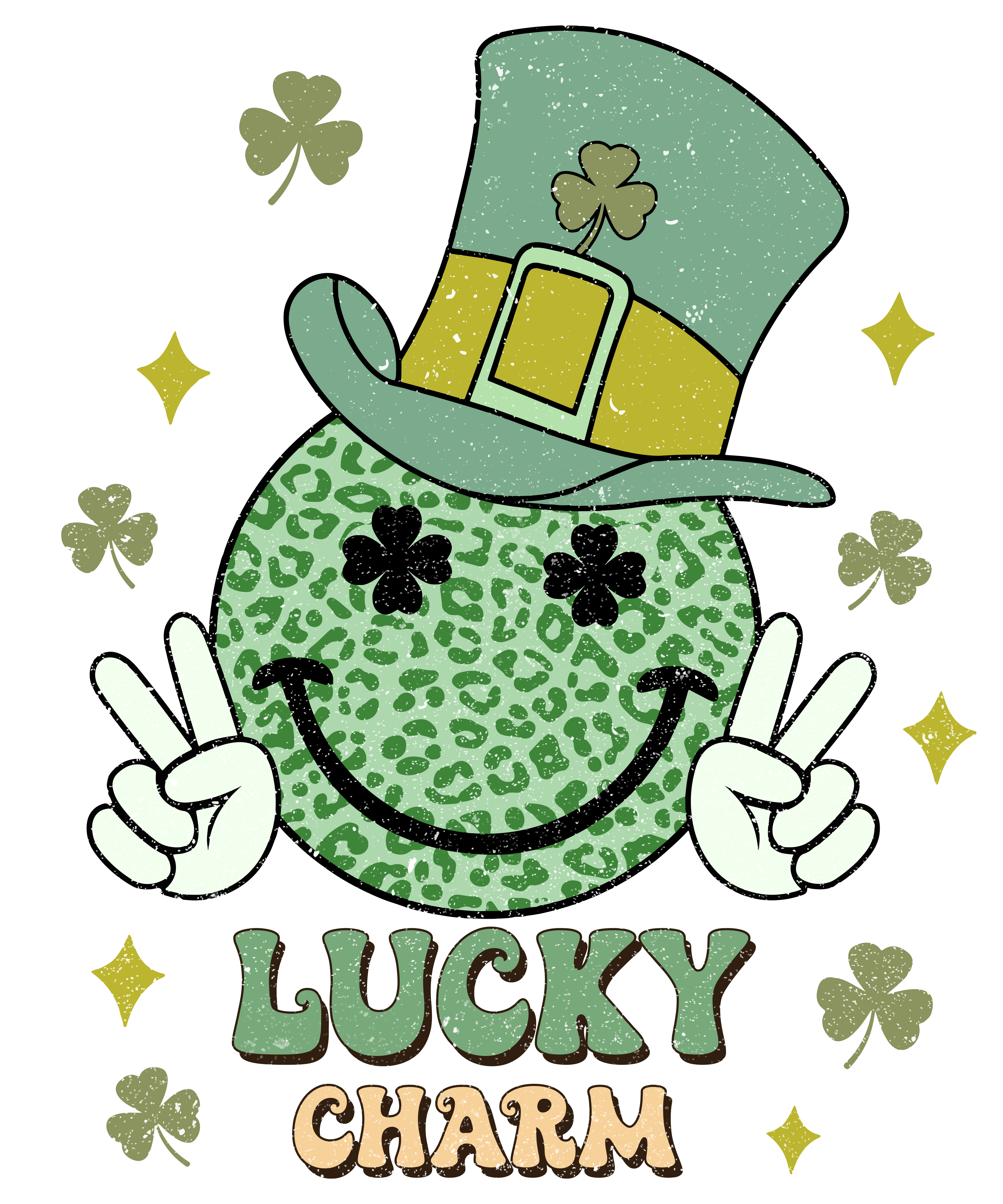 Lucky Charm Smile - Saint Patrick's Day Design | DTF Jersey