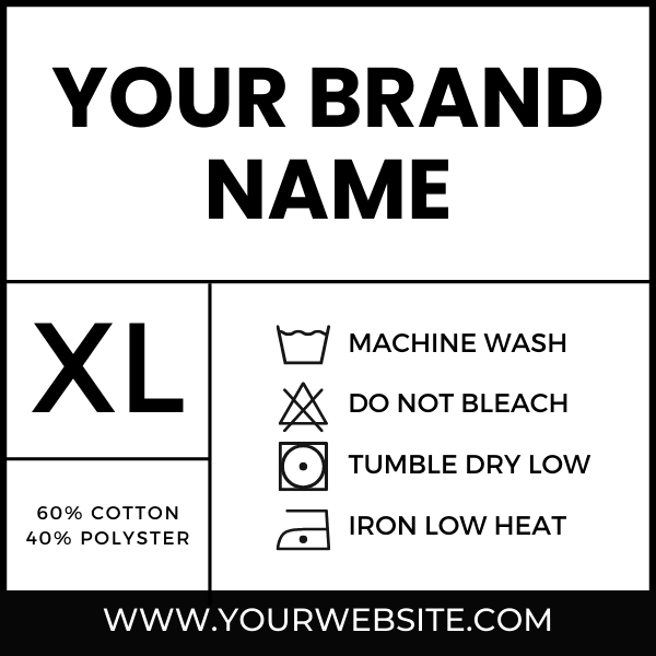 Customizable Neck Label