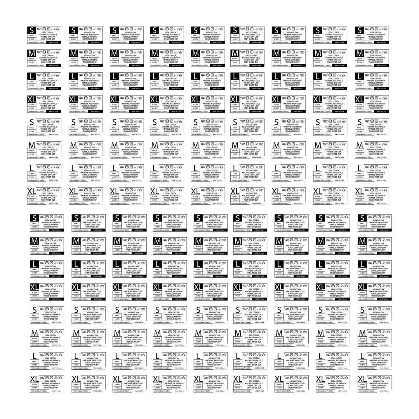 Ready to Press Neck Label - BUNDLE
