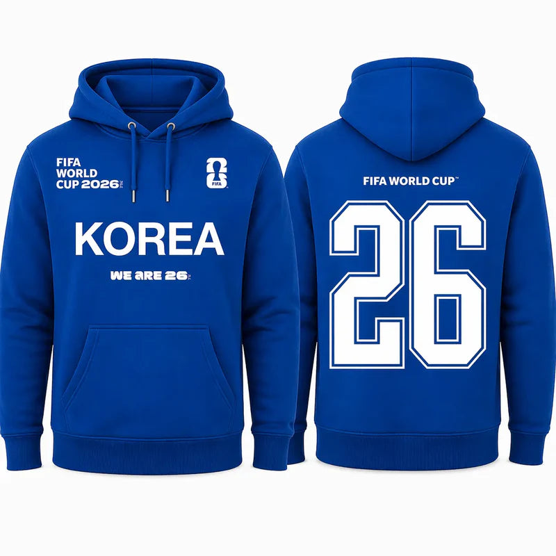 FIFA World Cup 2026 Korea Hoodie – Official Taegeuk Warriors "We Are 26" Pullover