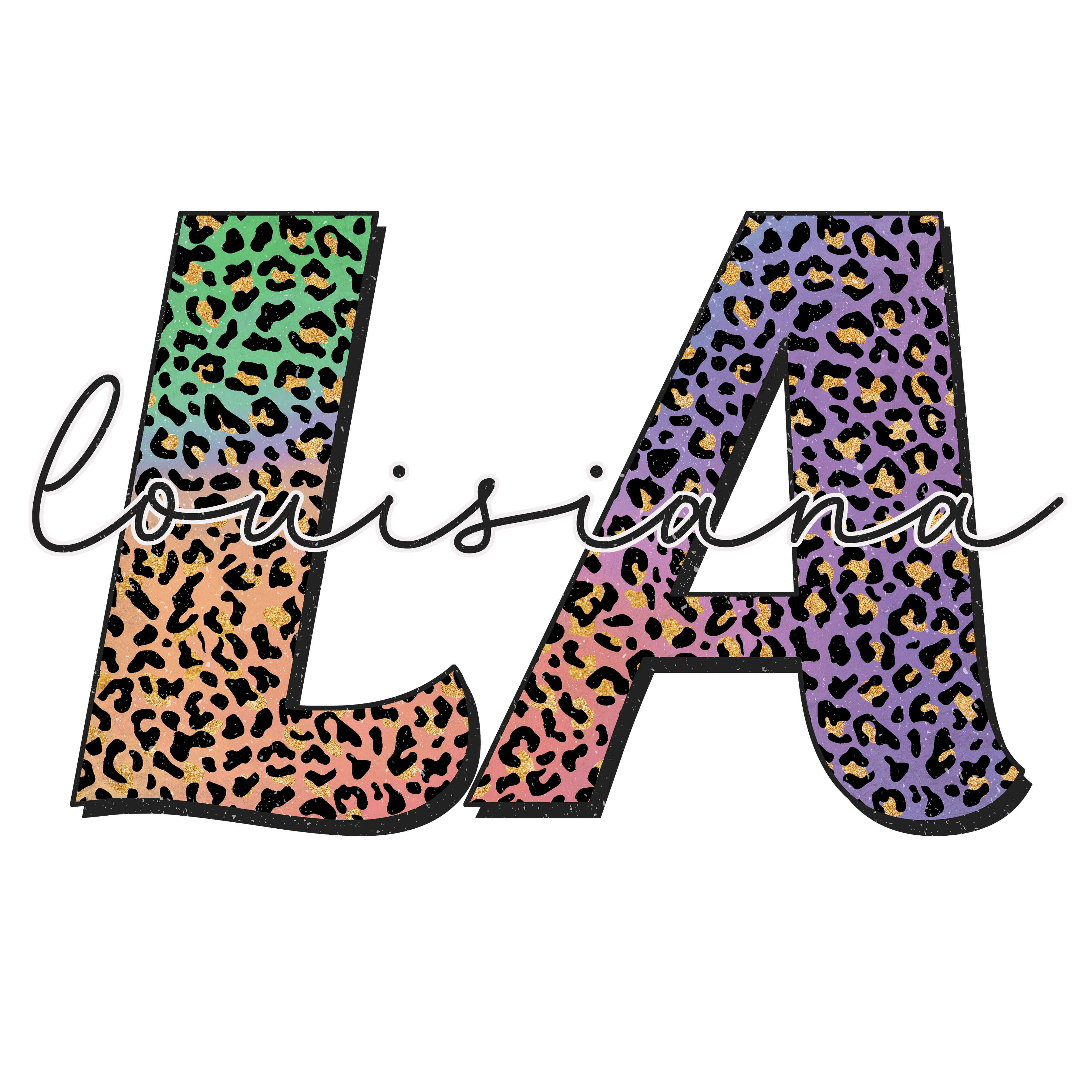 Louisiana Los Angeles Mardi Gras Design | DTF Jersey